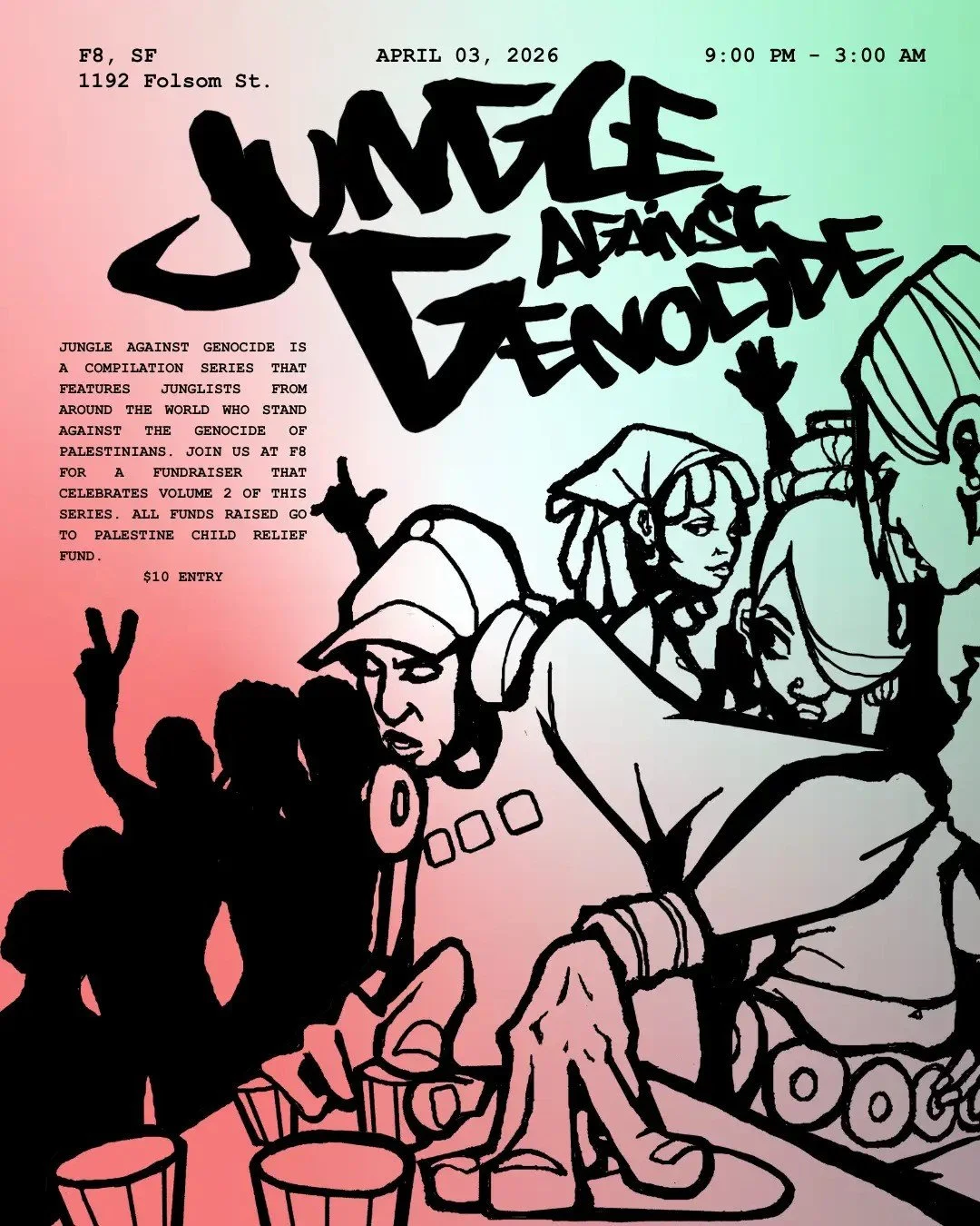 Jungle Against Genocide: Vol. 2 Release Fundraiser