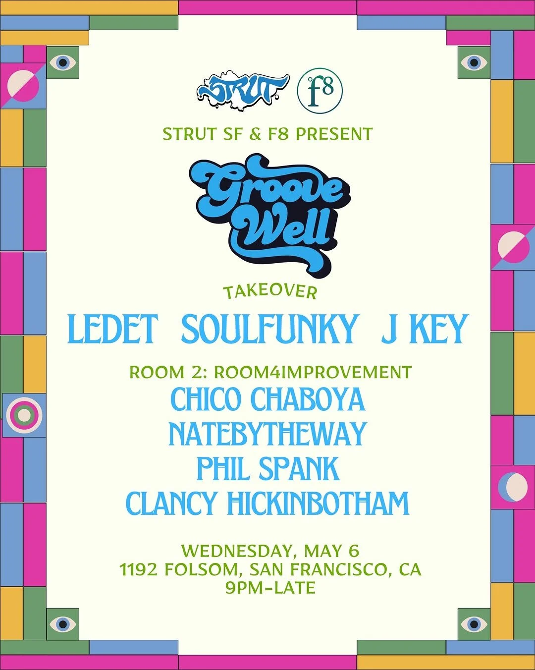 Strut SF and F8 present Groovewell