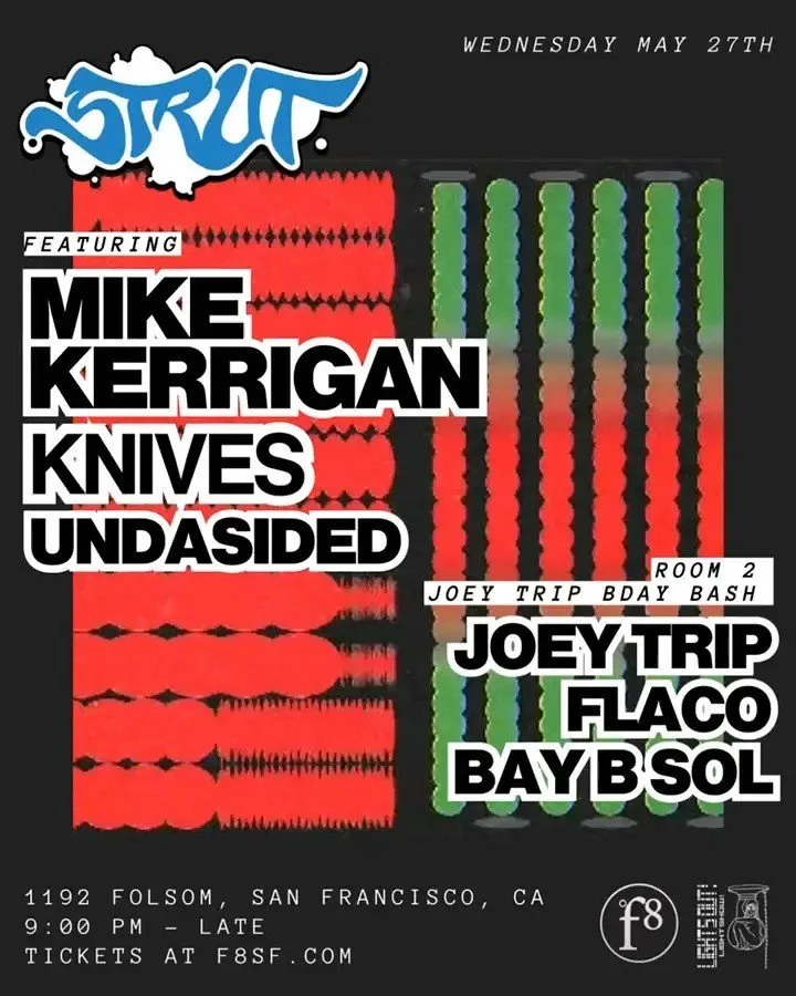 Strut SF and F8 present Mike Kerrigan and Knives