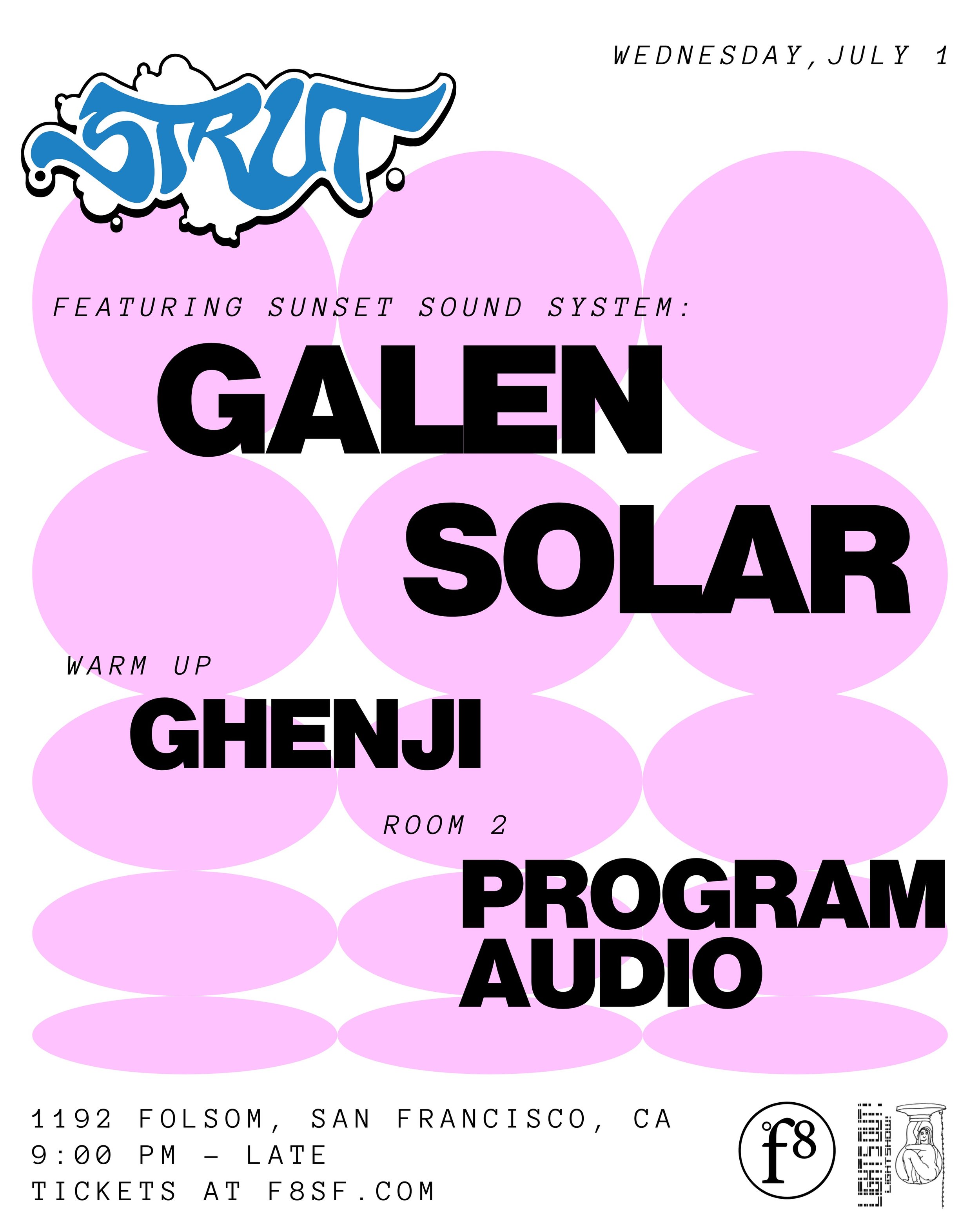Strut SF and F8 present Solar and Galen
