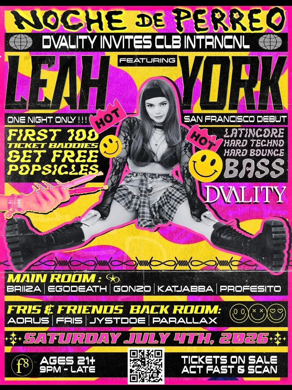 DVALITY PRESENTS: 4TH OF JULY RAVE ft. LEAH YORK (NOCHE DE PERREO)