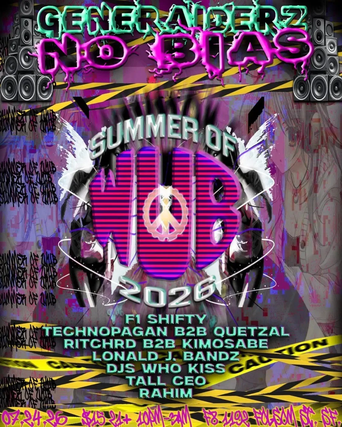 GENERAIDERZ x NO BIAS: SUMMER OF WUB