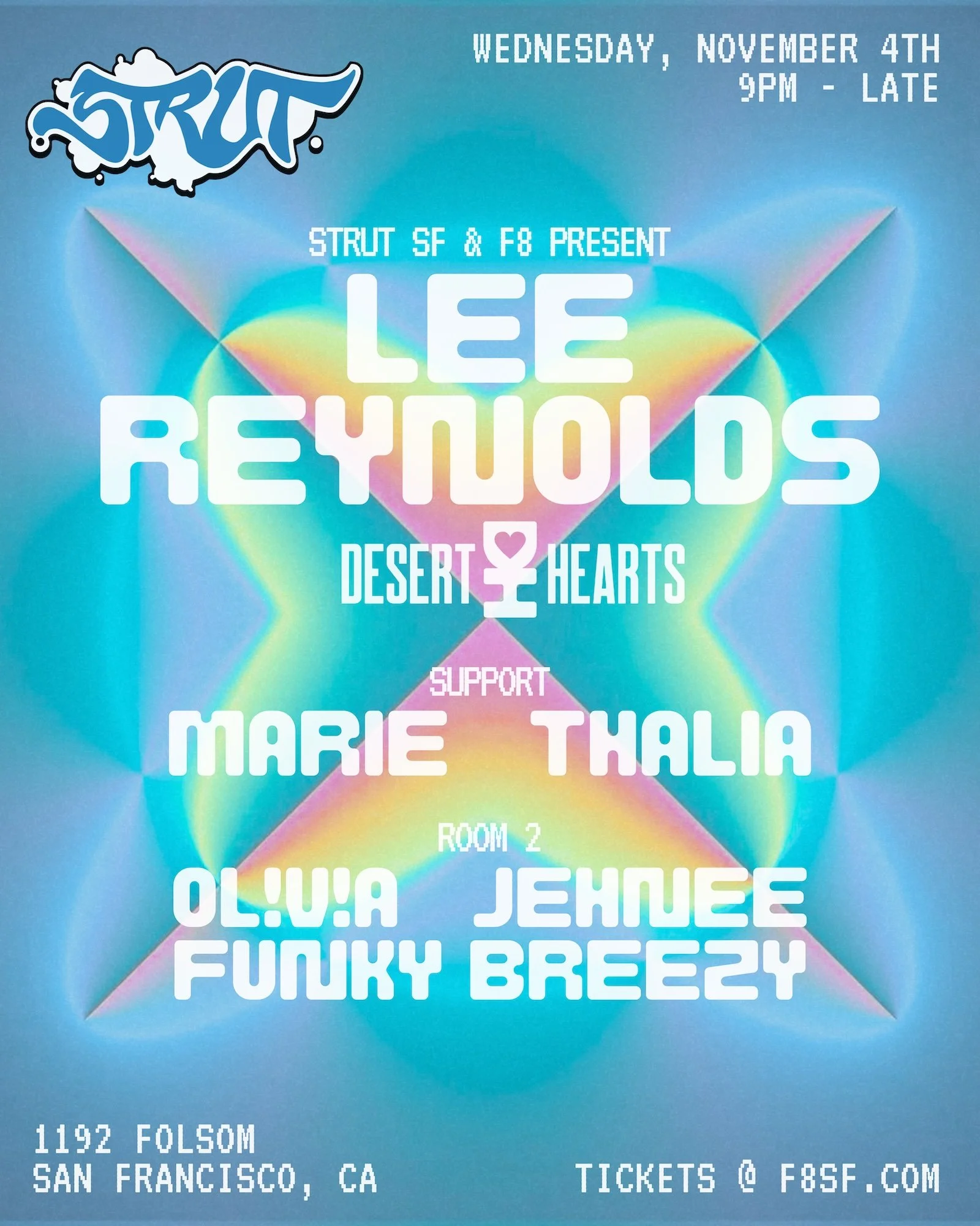 Strut SF and F8 present Lee Reynolds