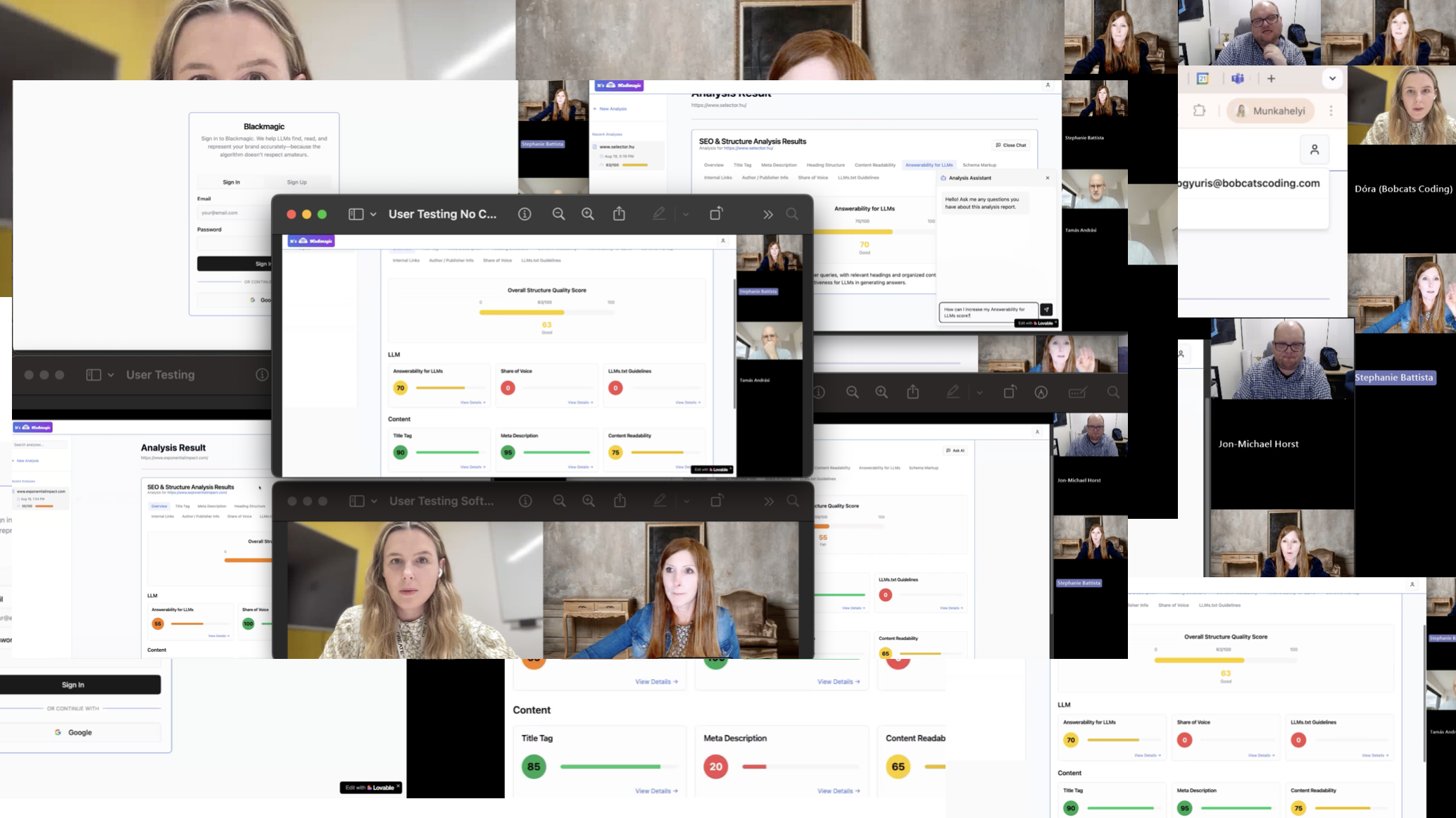 Blackmagic Usability Test: Insights from Humanity Innovation Labs™