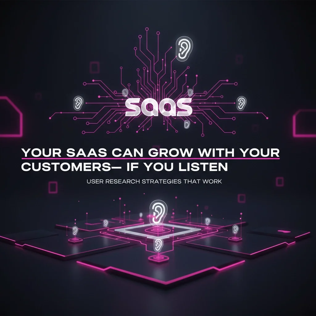 Your SaaS Can Grow With Your Customers: If You Listen: User Research Strategies that Work
