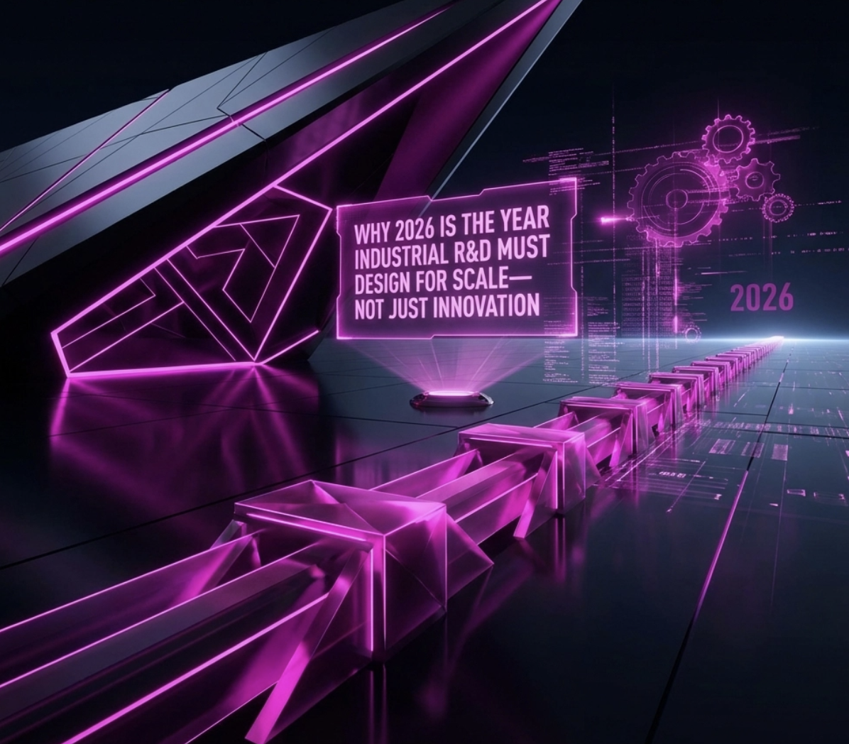 Why 2026 Is the Year Industrial R&amp;D Must Design for Scale: Not Just Innovation