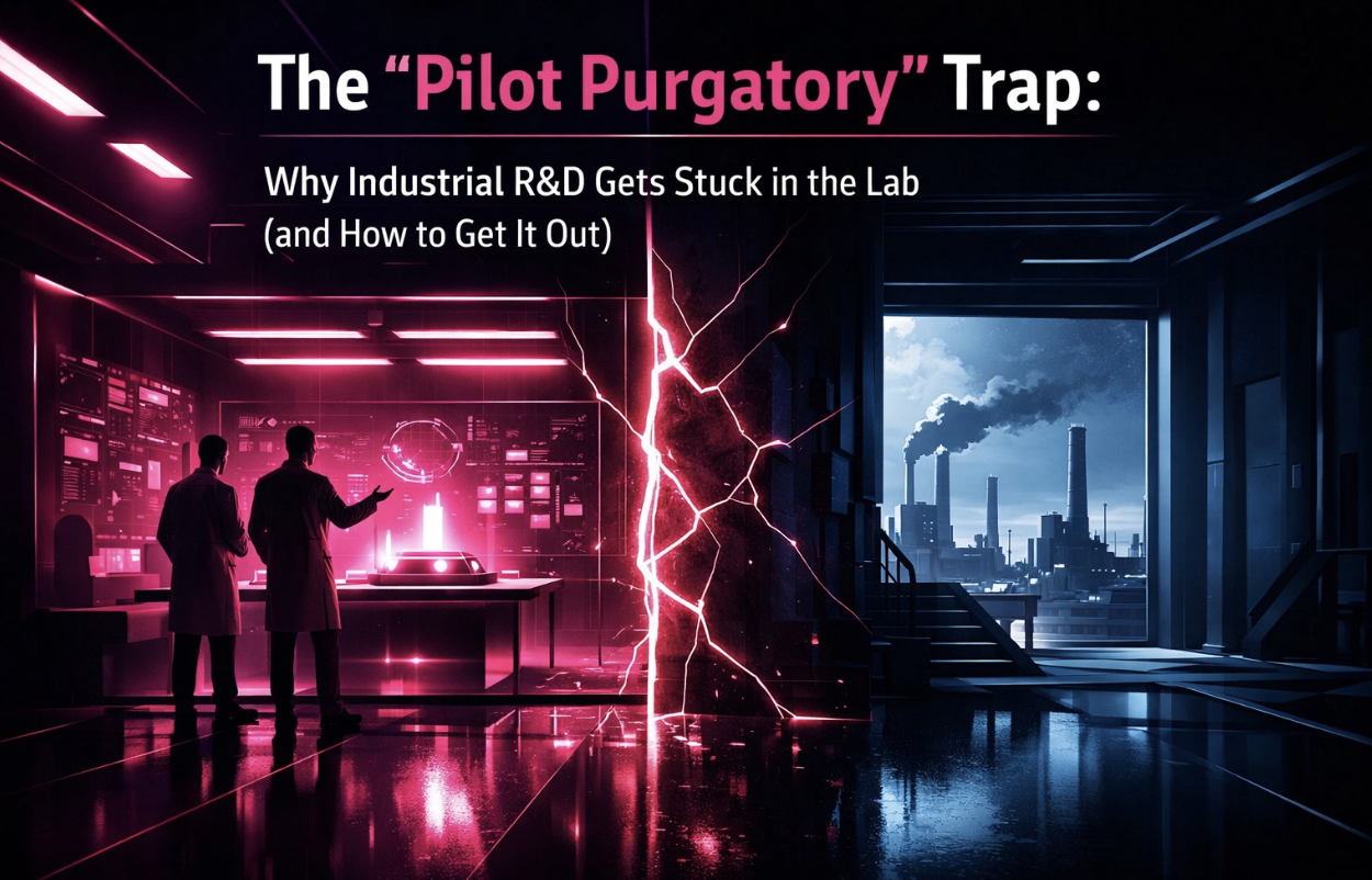 The "Pilot Purgatory" Trap: Why Industrial R&amp;D Gets Stuck in the Lab (and How to Get It Out)