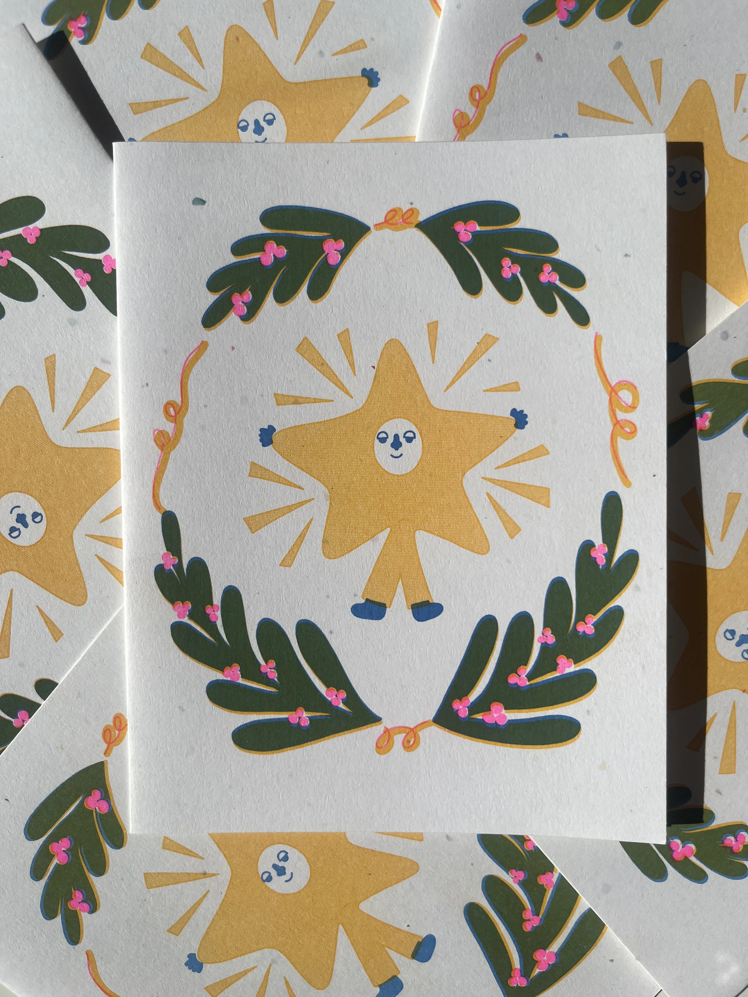 Star Holiday Card