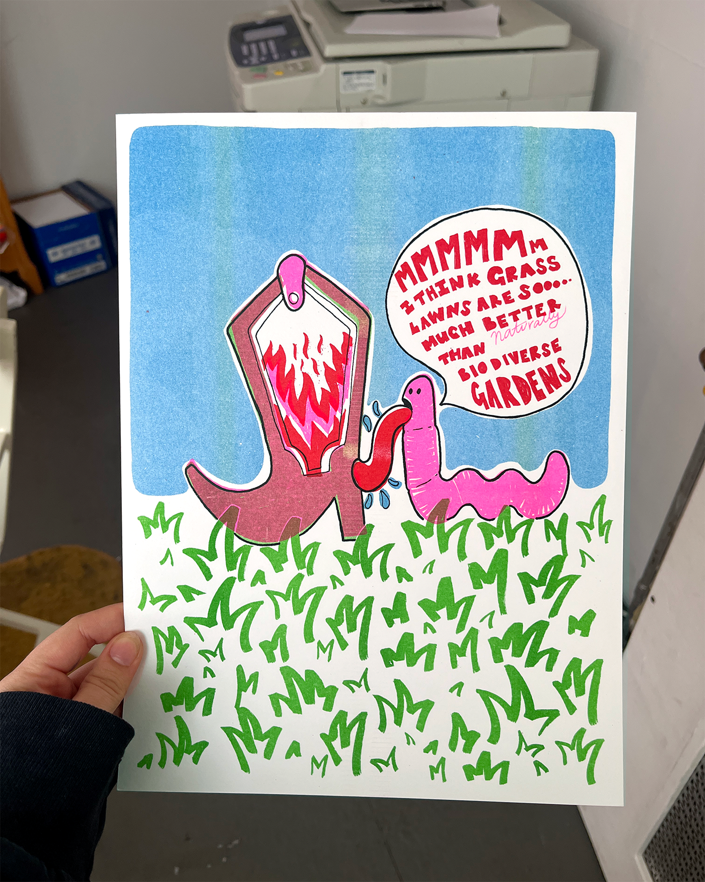 AWABL: All Worms are Boot Lickers- Print