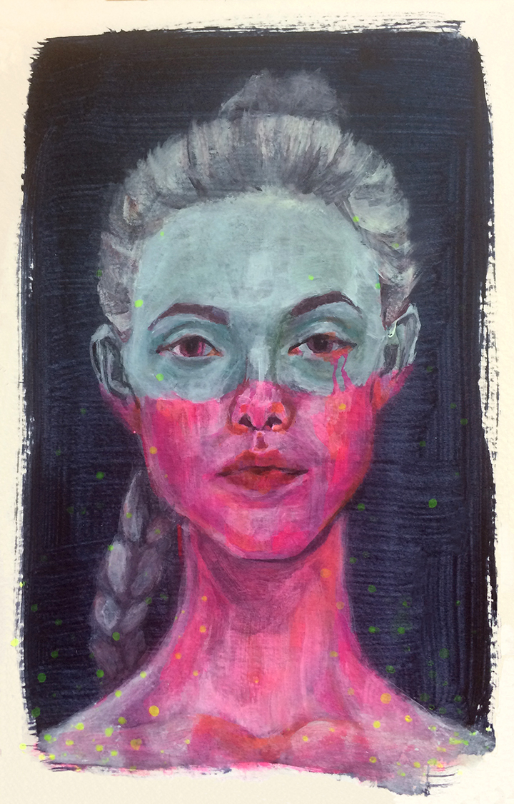 I just watched The Neon Demon. I only kind of liked the movie, but I thought the art direction was beautiful.