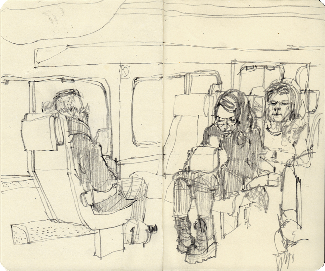 Marc train - riding home from washington dc