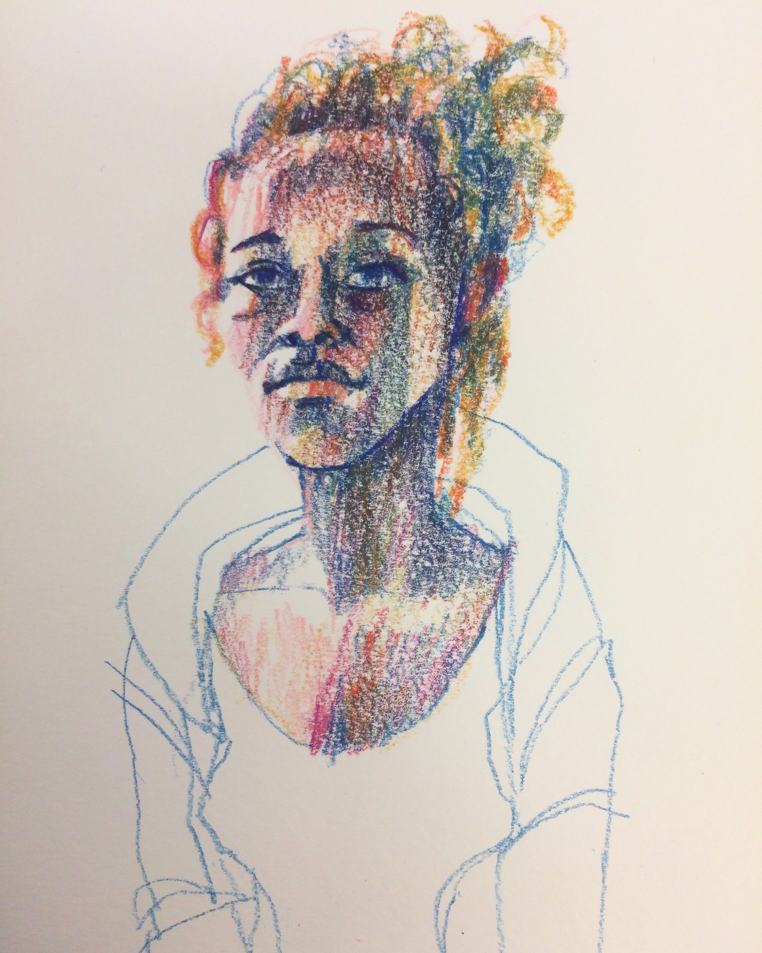  10 minute portrait model sketch 