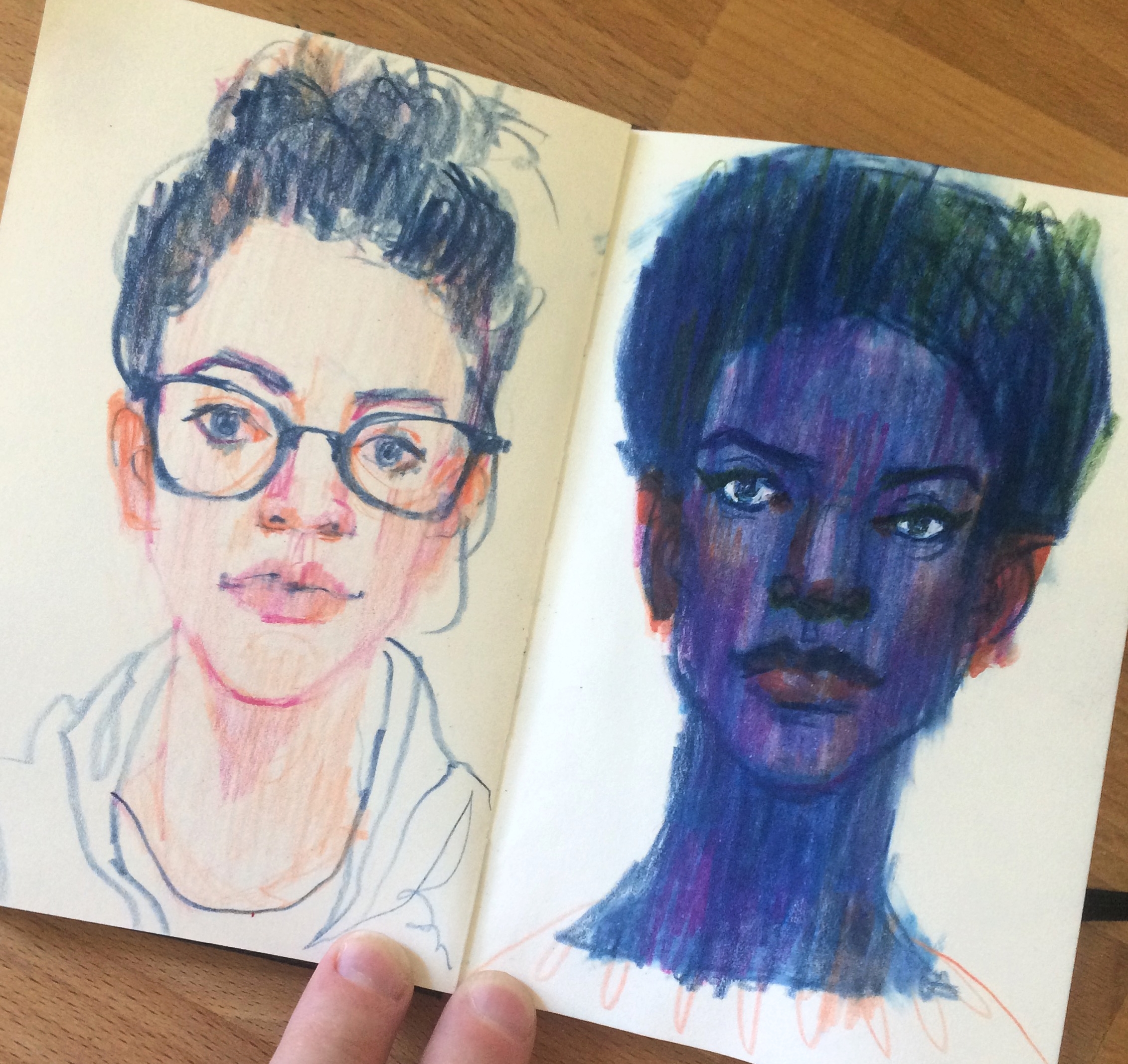  10 minute portrait warm-ups 