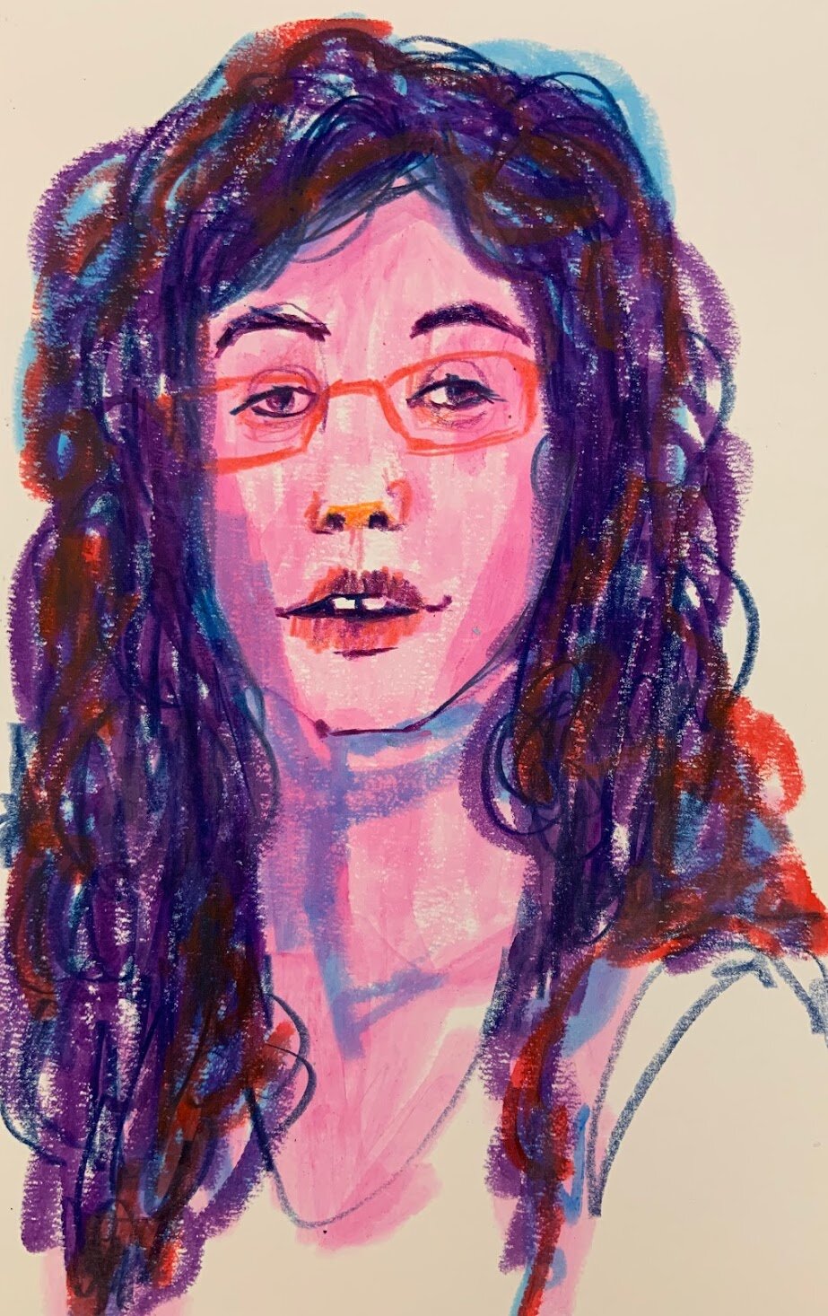  Quick portrait of a student during a 10 minute break in class 