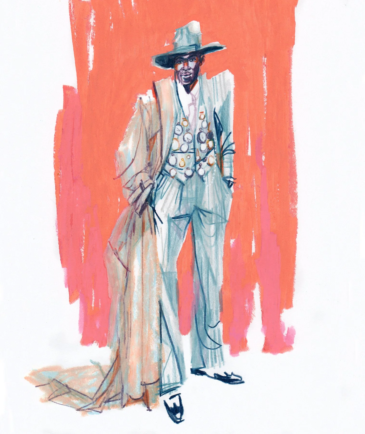 Met Gala 2025. Khaby Lame wearing custom Boss