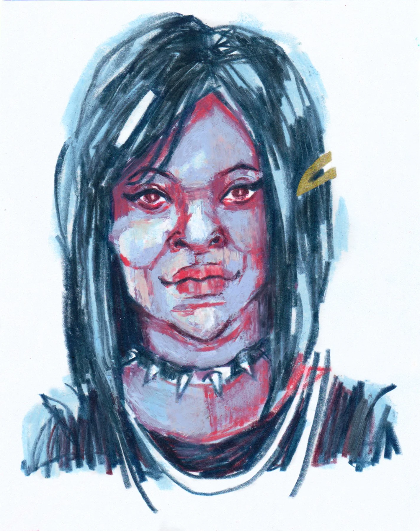  Kai 5 minute portrait sketch 