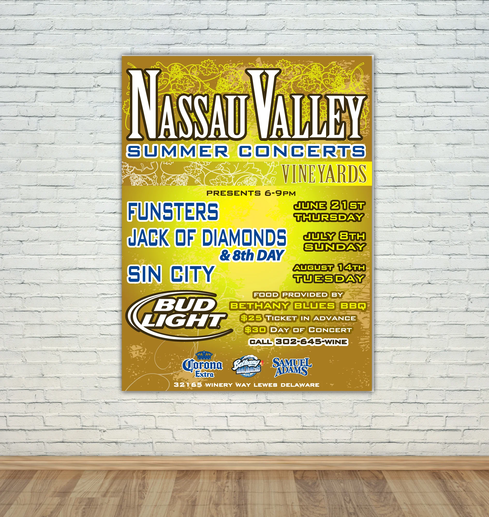Nassau Valley Summer Concerts Vineyards