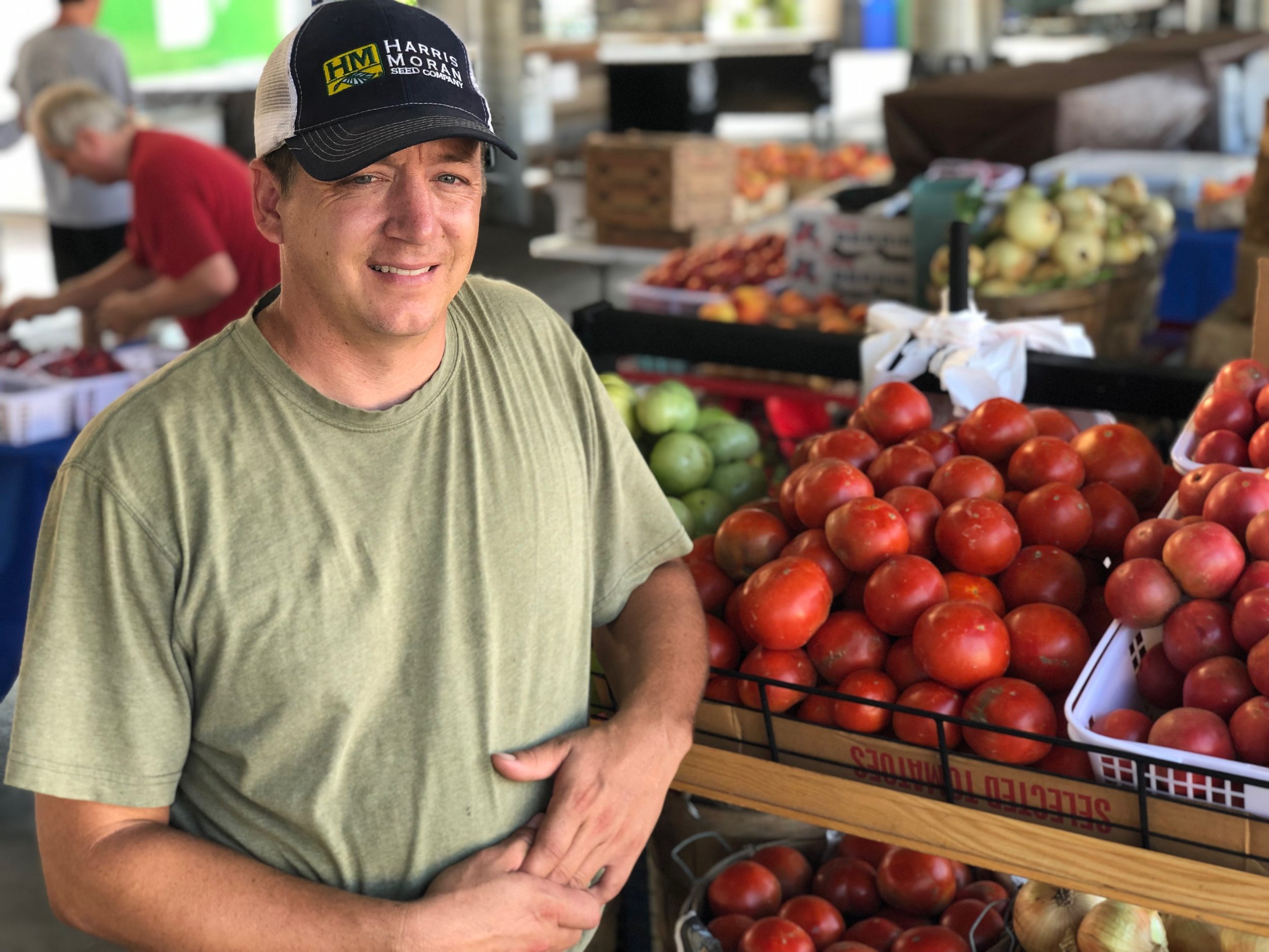 Matthew Hancock raises 10 crops on his farm north of Nashville, nearly all of which are seasonally available at the Nashville Farmers’ Market. “Don’t put all your eggs in one basket,” he quips.