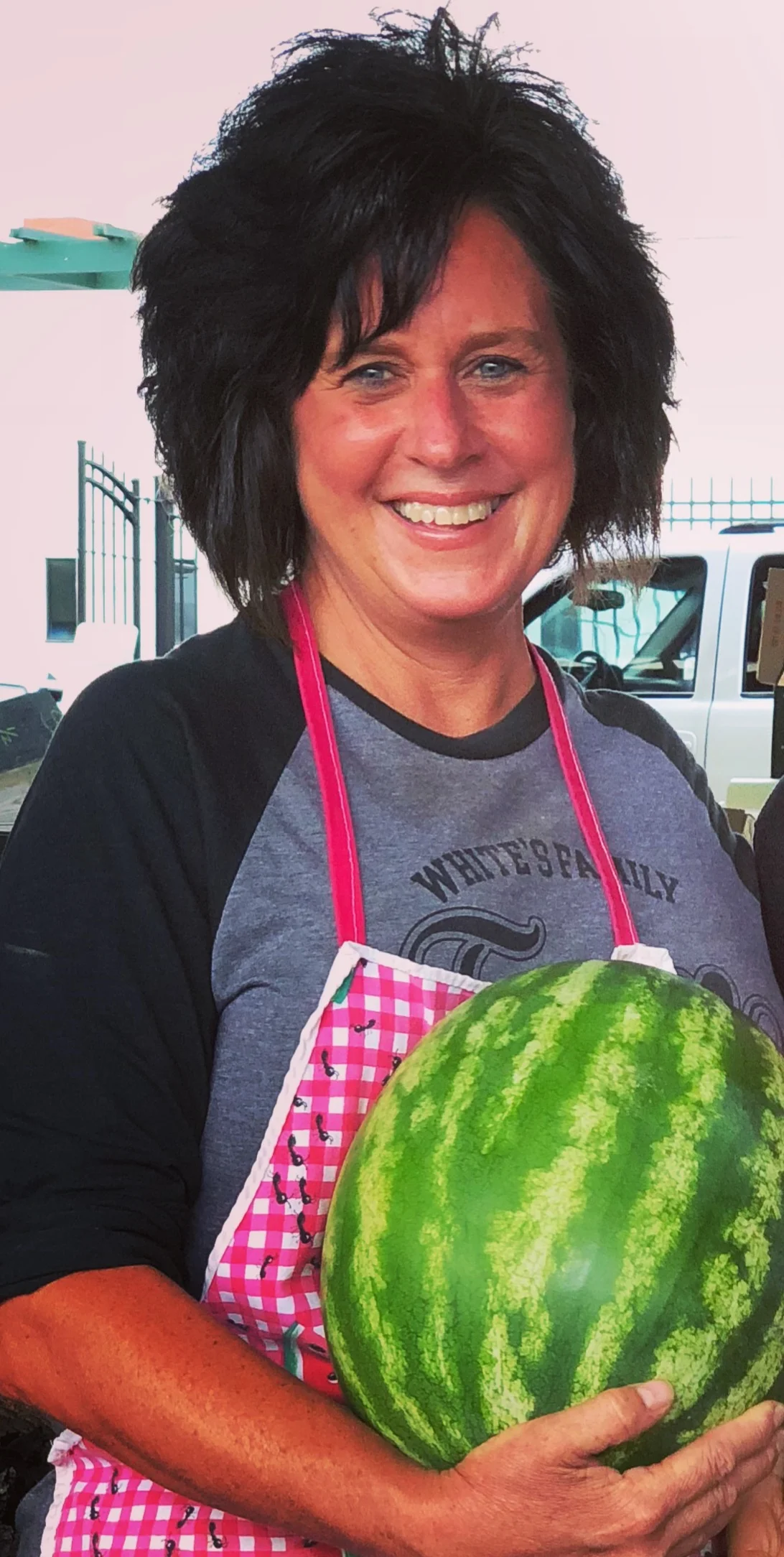 You can catch Demetria White of White’s Family Farm at the Market most Saturdays, when you’ll most likely see her chatting and laughing with her steady stream of customers.