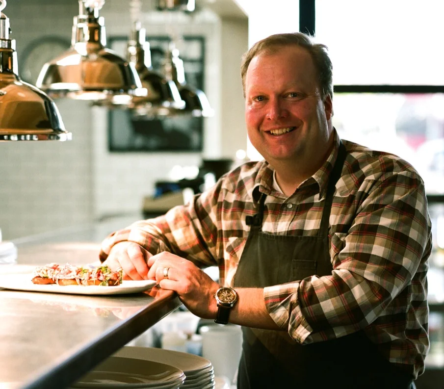 Chef Andy Little of Josephine as photographed by Michael Sati.