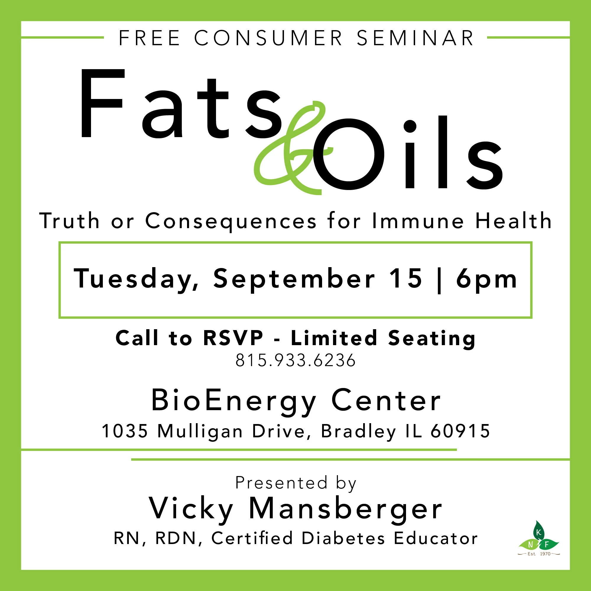 Fats & Oils
