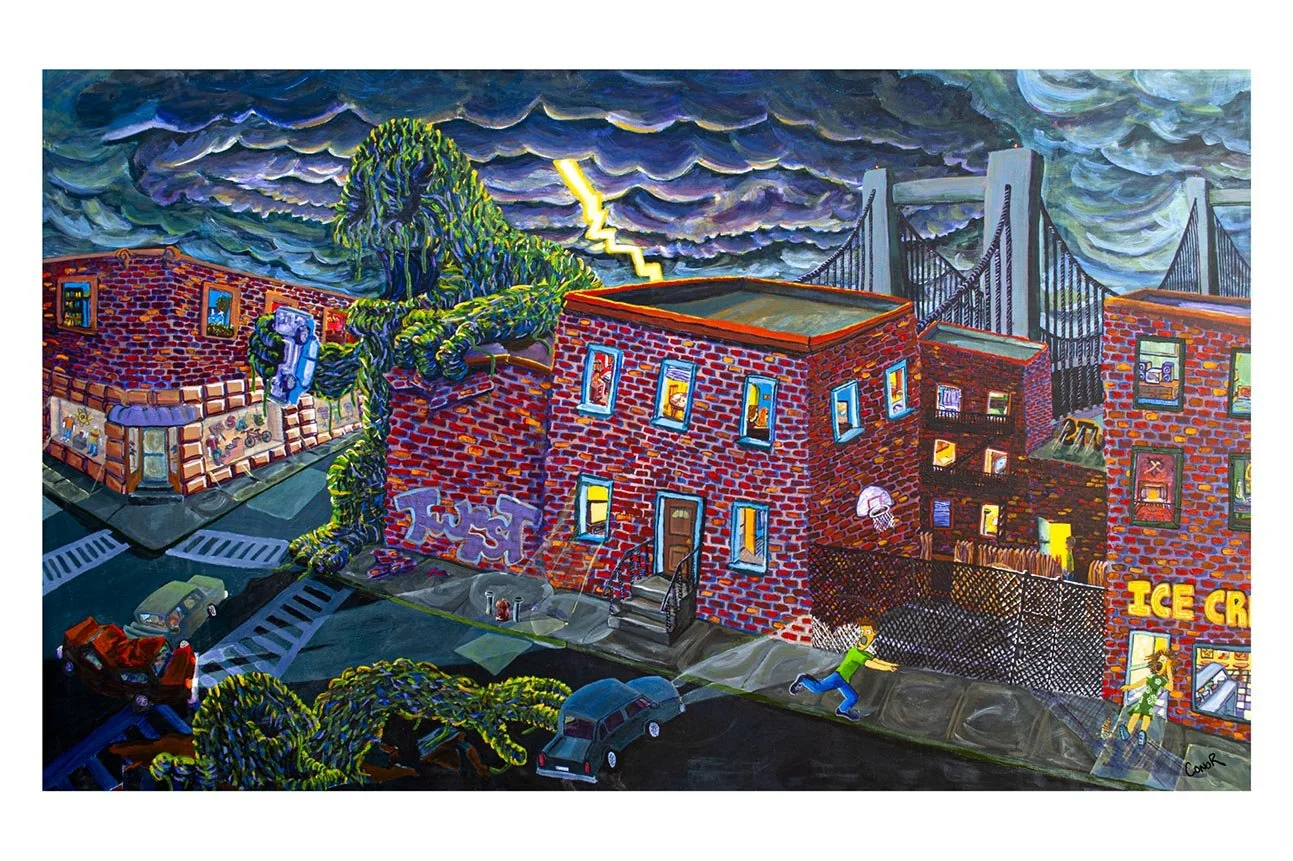 ICESCREAM     -      5'x3' Acrylic Painting