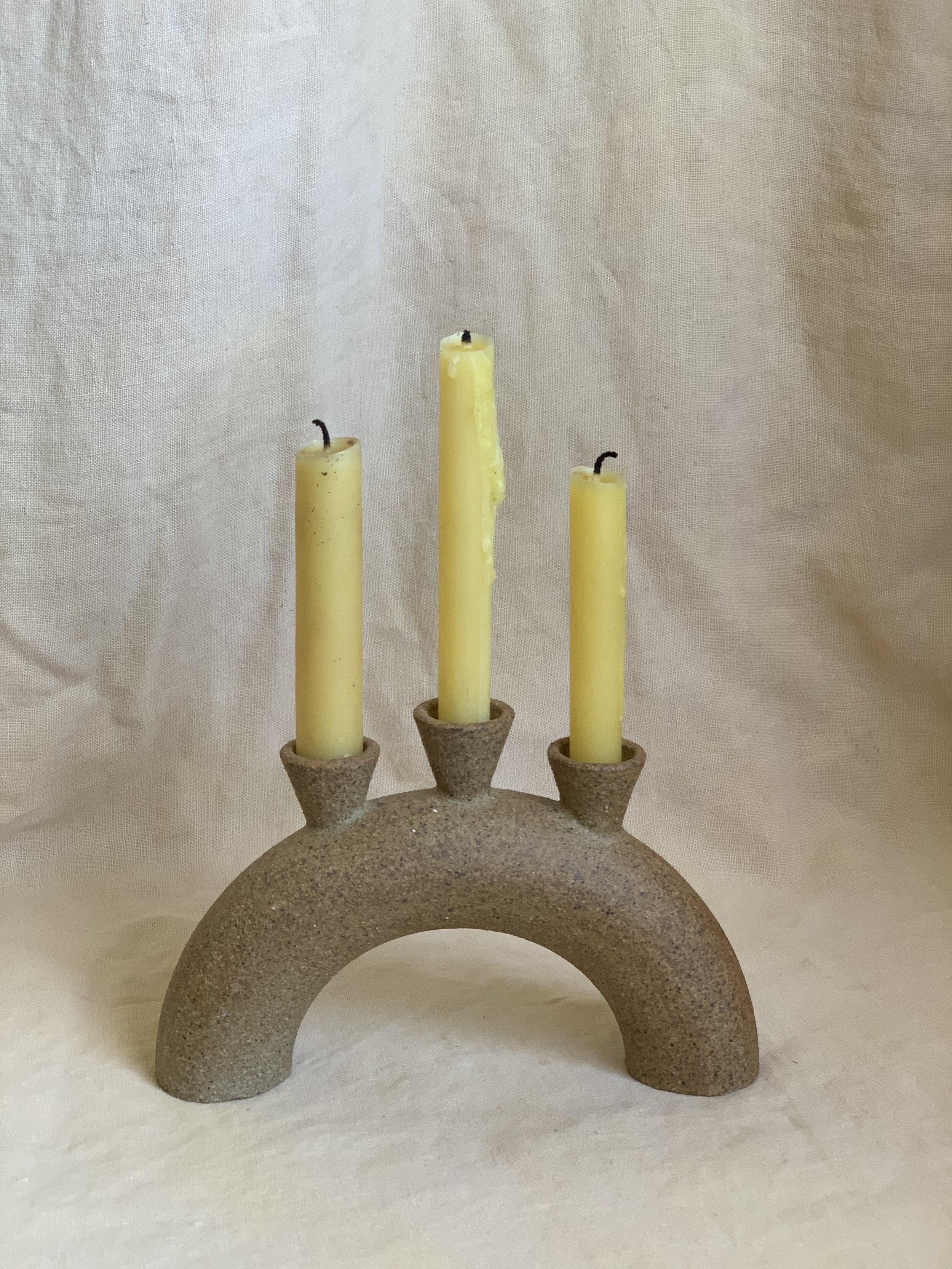 Coffee Triple Candleabra
