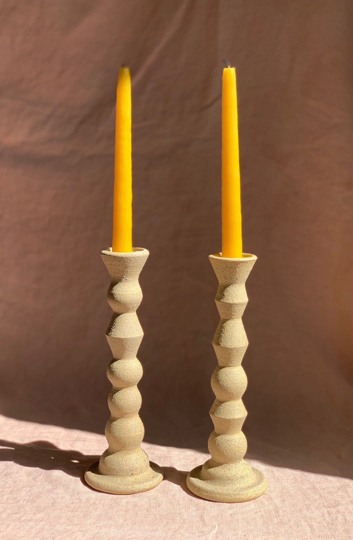 Sculptural Pair/ Sand