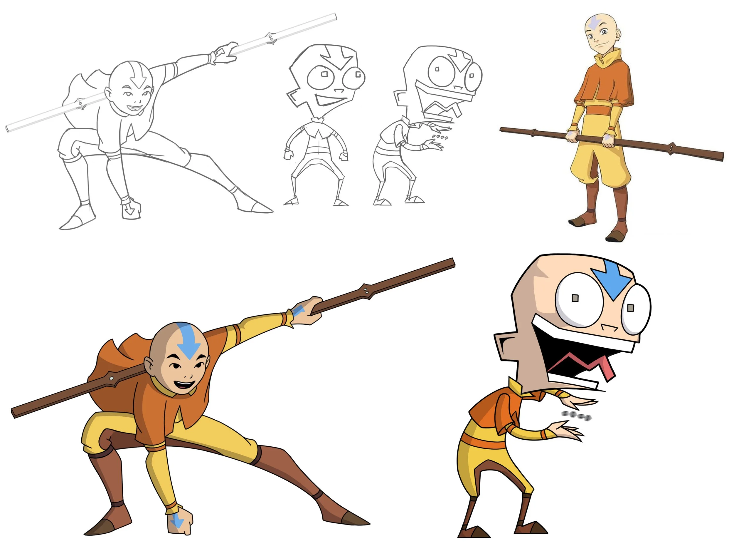 Aang (Batman Beyond/Invader Zim)