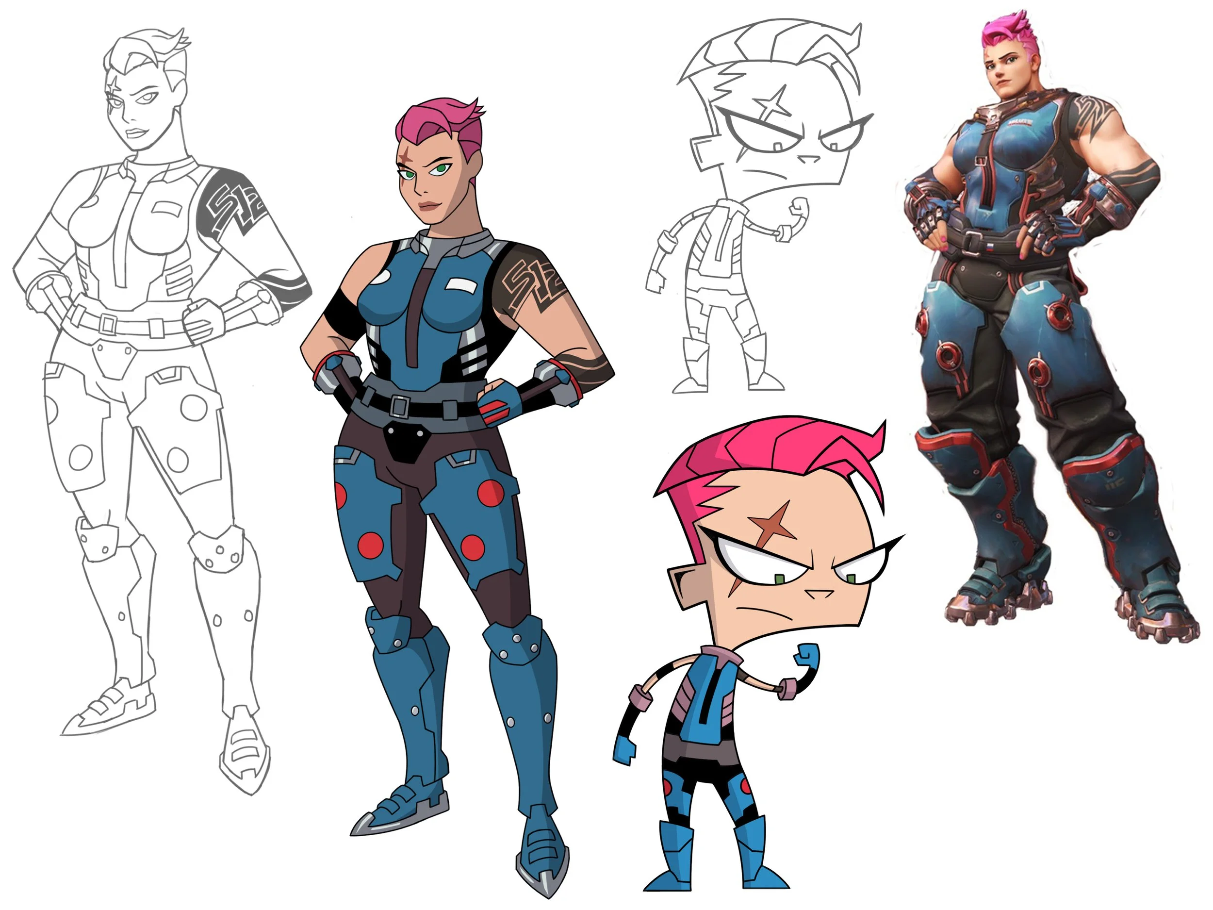 Zarya (Batman Beyond/Invader Zim)