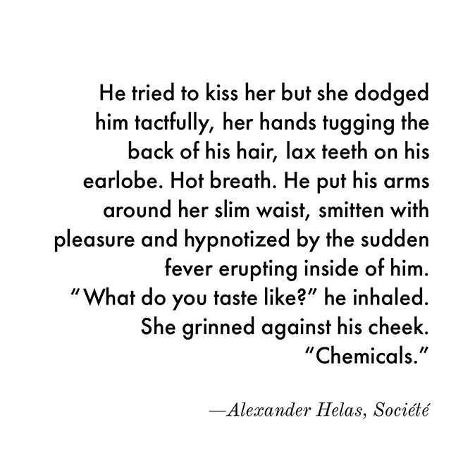 If love isn&rsquo;t intoxicating, it is not love ◾️◼️🖤
&bull;&bull;
[From Chapter: The Rainbow Room]
&bull;&bull;
#societe #alexanderhelas #visionaryfiction #author #novelist