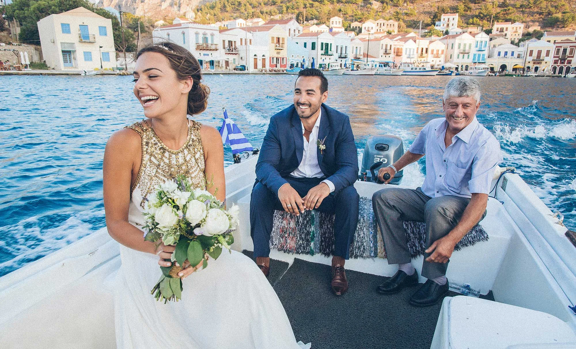 Marissa and Chris's Greek Islands Destination Wedding