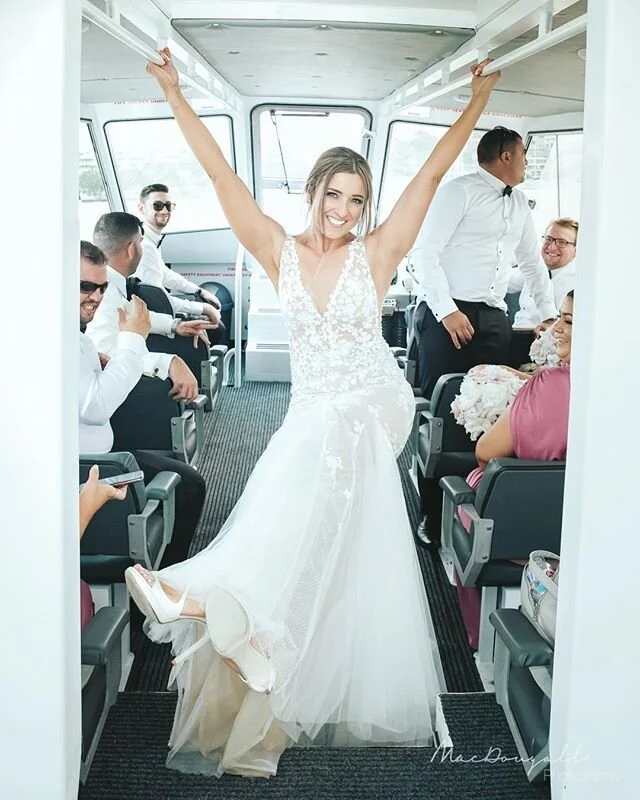 Fun on the harbour!
Beautiful bride Heidi celebrates with hubby Daniel and their wedding crew!

@letsheid 
Hair by: @jocelynechidiachair
@blusch_by_daniela
@makeupbytihanakos

#sydneybride
#weddingphotographer
#dreamwedding
#weddingideas
#weddinginspo
#brideandgroom
#weddingblogger
#weddindcelebration
#lovecapturerepeat
#chasinglight
#forthewildlyinlove
#shotoncanon
#justmarried
#weddedwonderland
#weddingstyle
#sydneyweddingphotographer
#weddingstyle
#goldenlovestories
#instawedding
#weddingphotographersydney #togetherweroam
#luxurywedding
#brideandgroom
#stunningbride
#luxwedding 
#shotoncanon 
#sydneybride
#lovestory
#beautifulbride