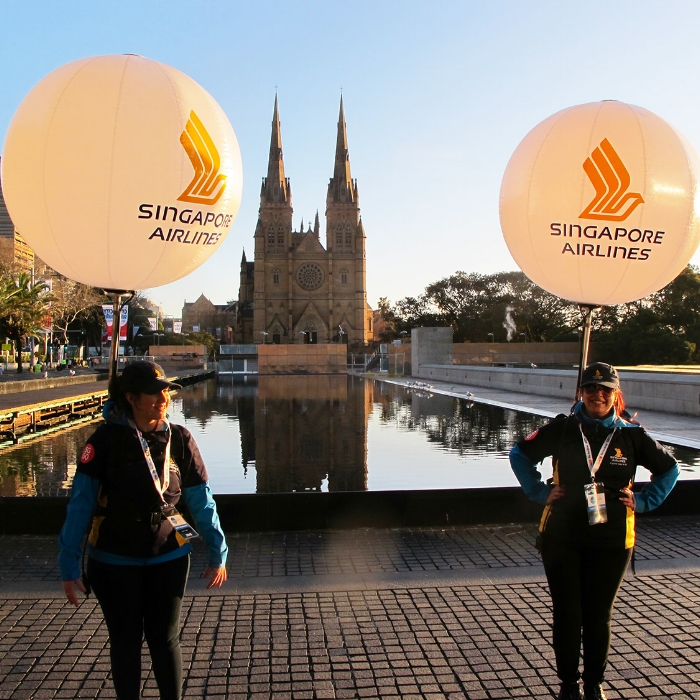 Airstar Singapore Airlines, City to Surf.