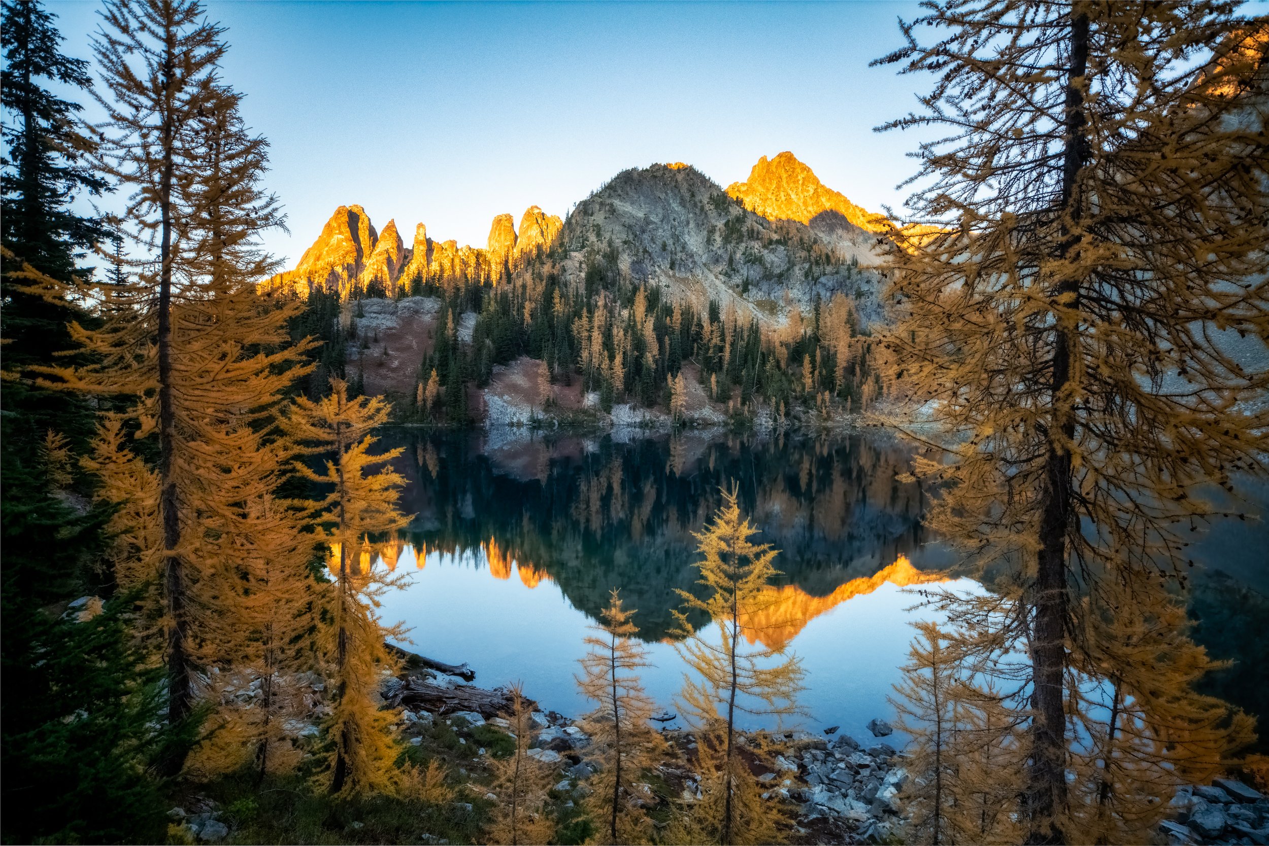 Blue Lake Reflections