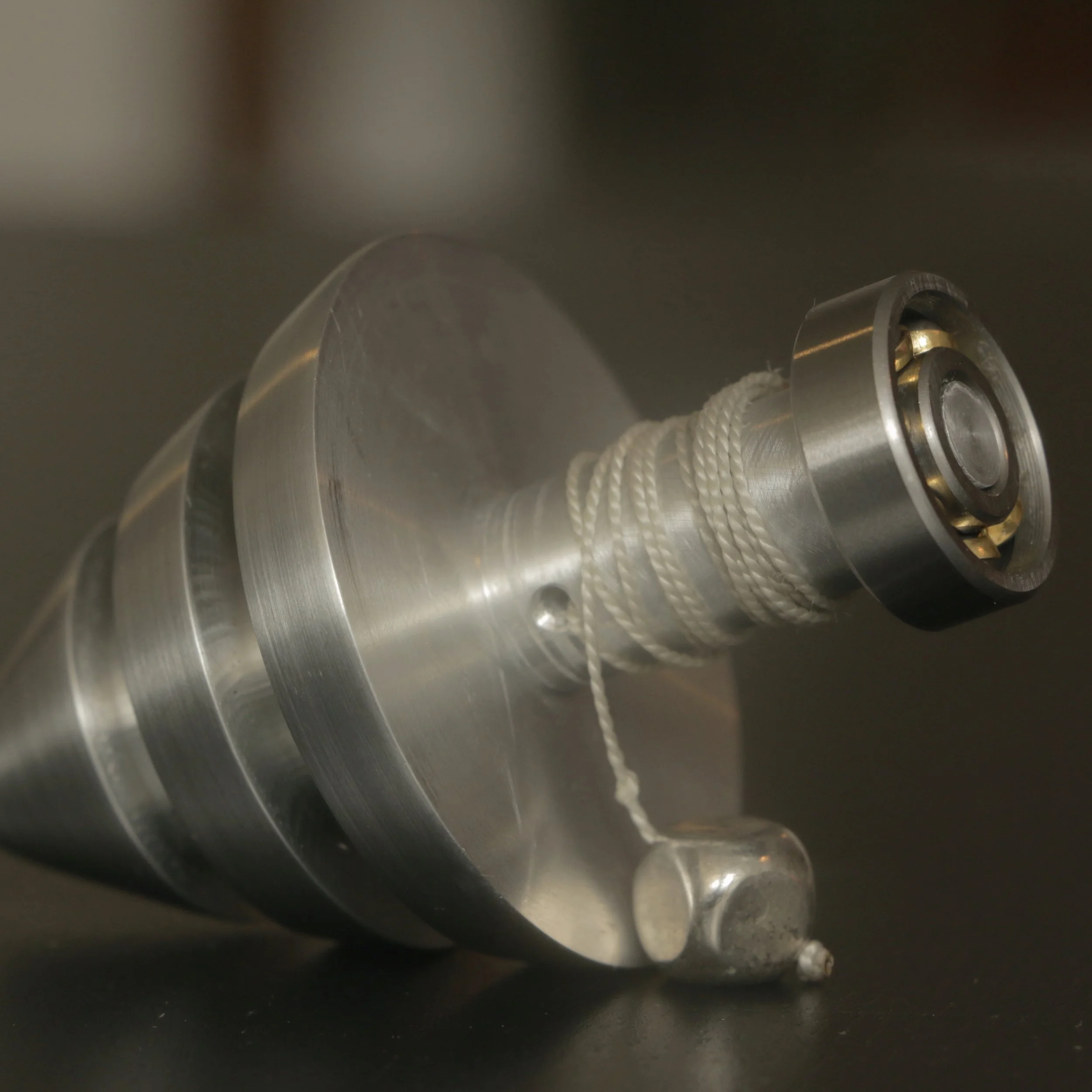 Turning a top on the lathe