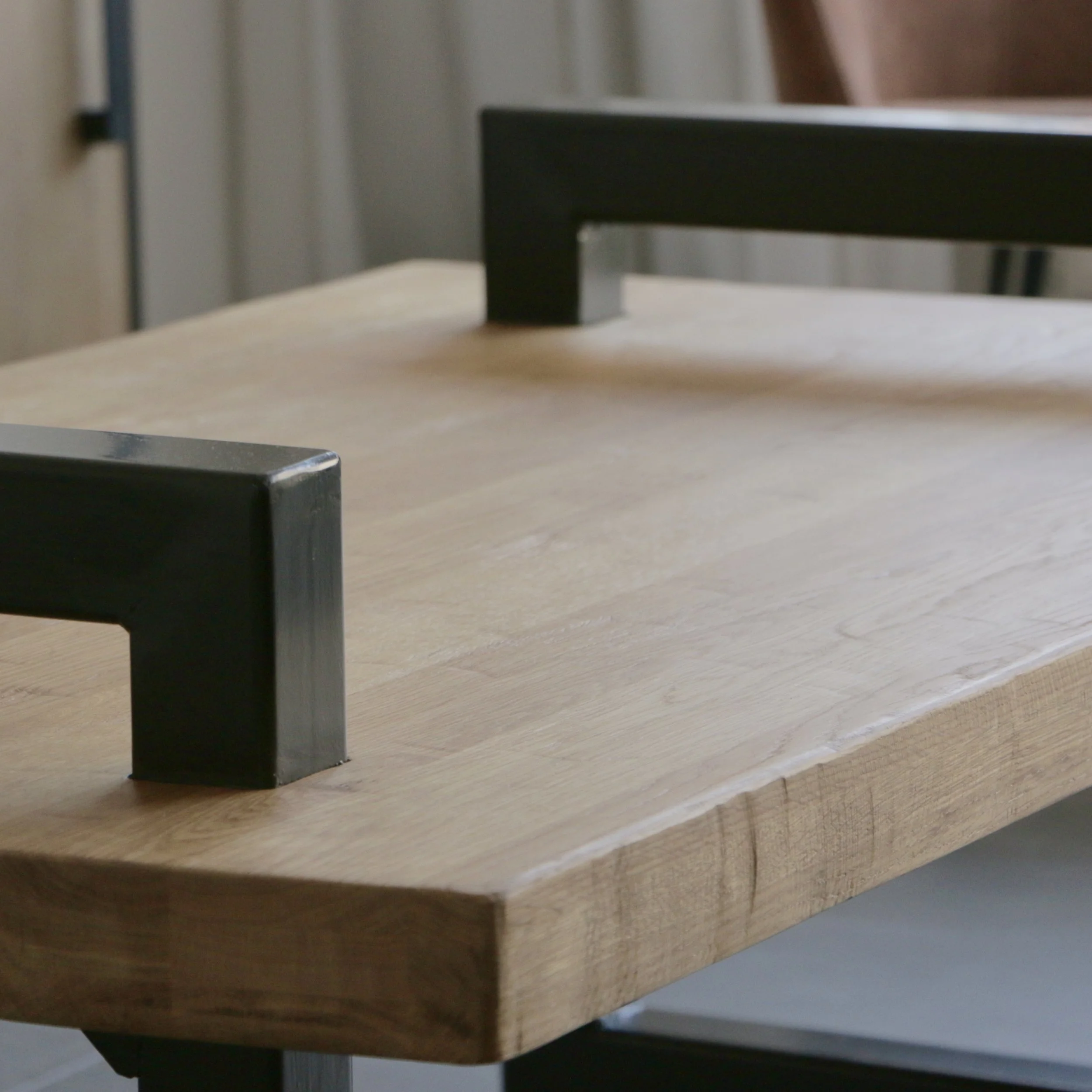 Making a metal and wood coffee table