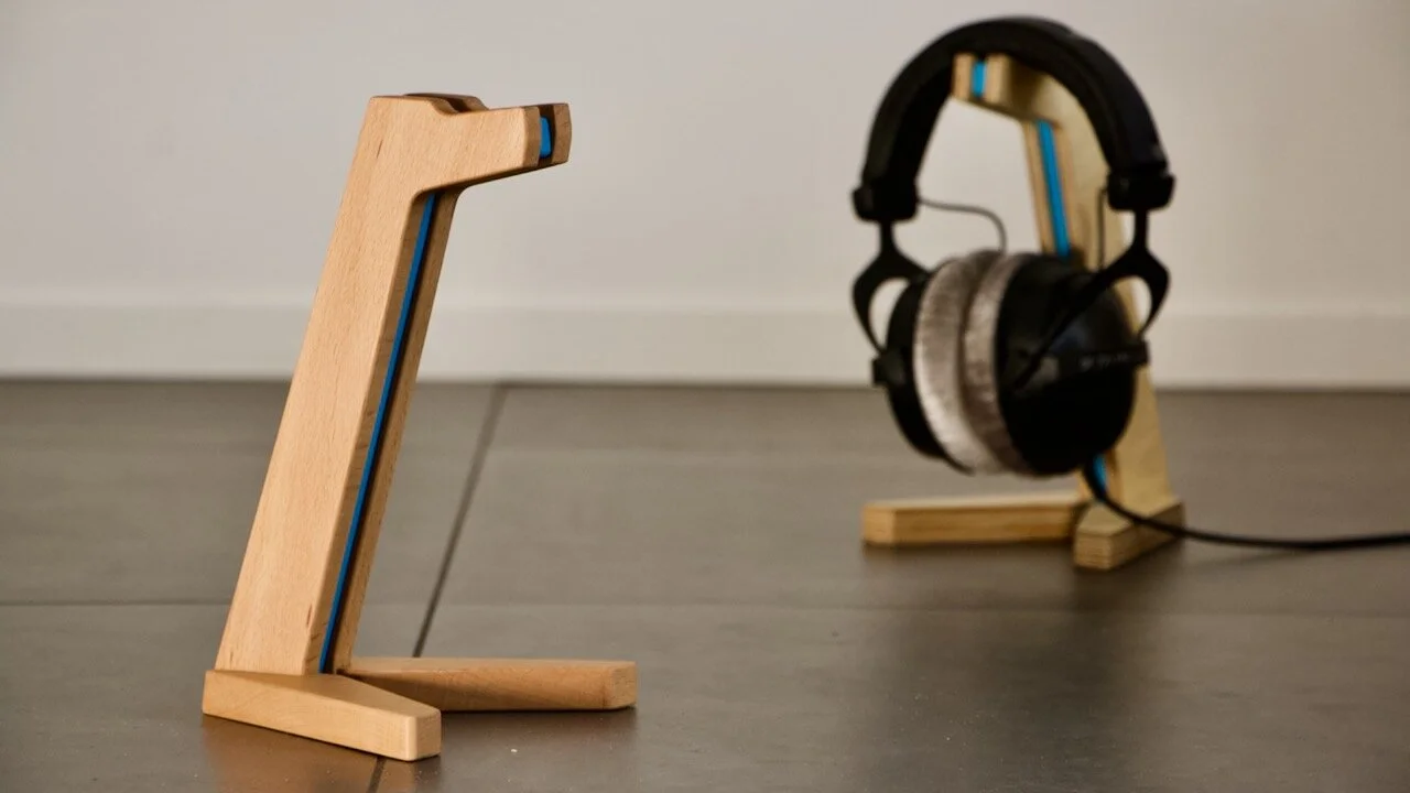 Deze koptelefoon standaard maak je in 1 dag