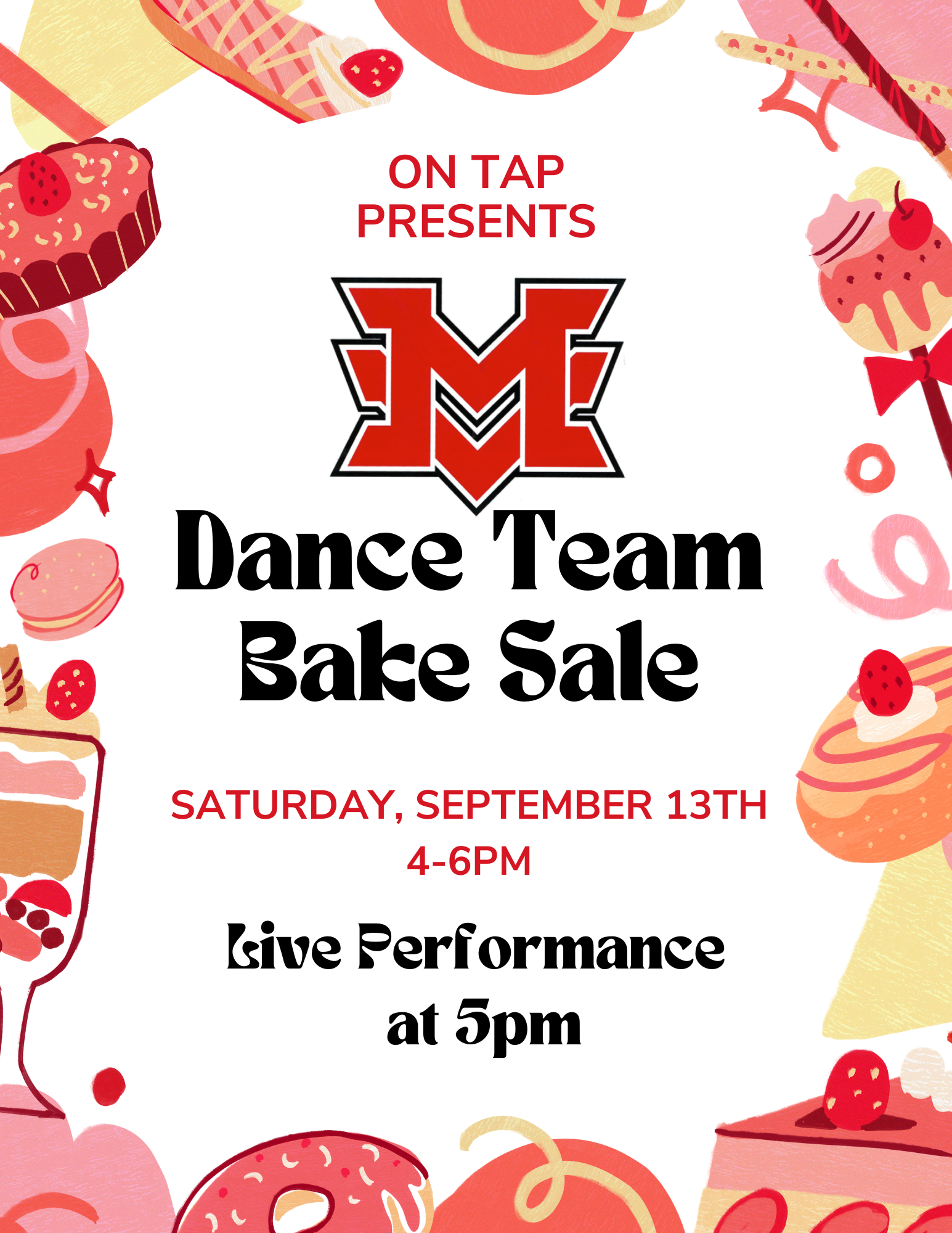 Mountain View High School Dance Team Bake Sale