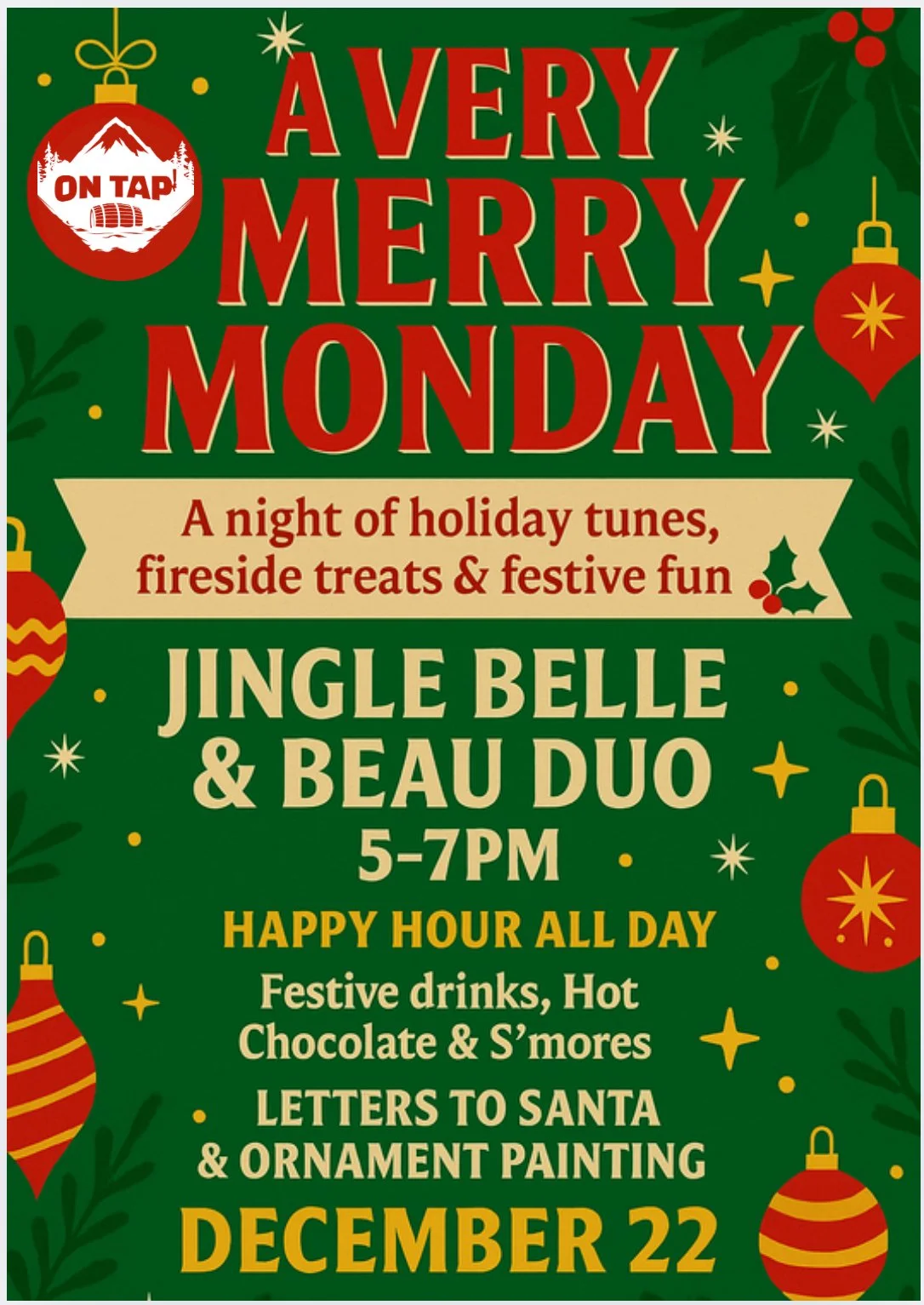 A Very Merry Monday + Special Appearance from SANTA