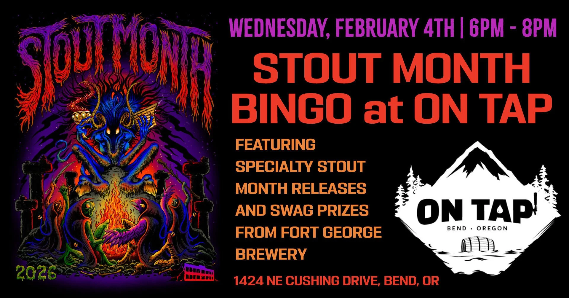 Stout Month Bingo Night with Fort George