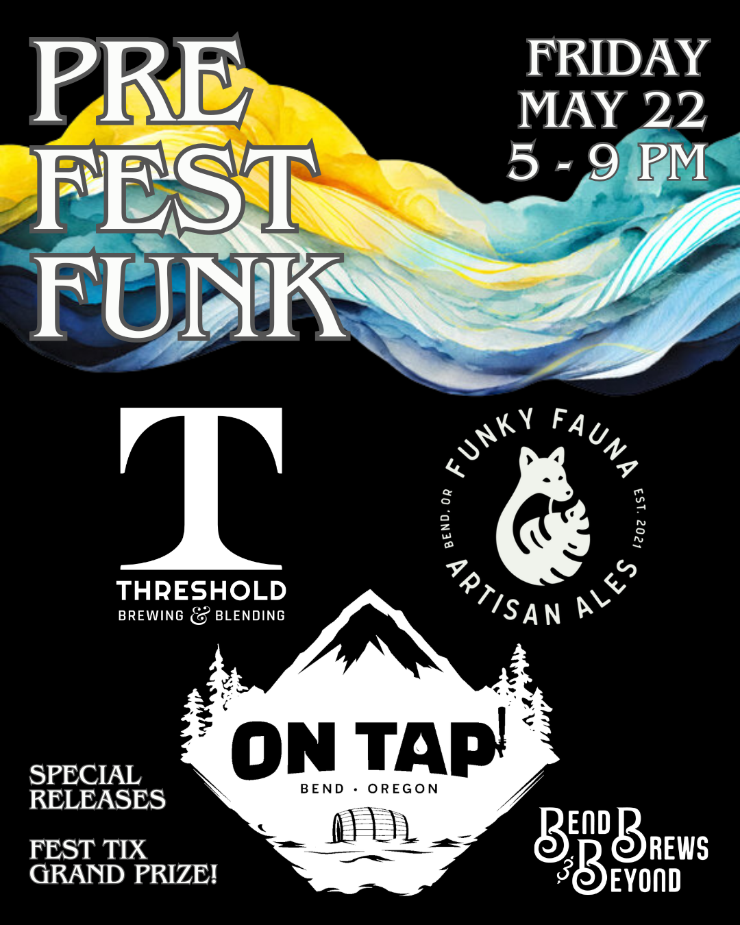 Bend Brews &amp; Beyond Pre Fest Funk with Threshold &amp; Funky Fauna