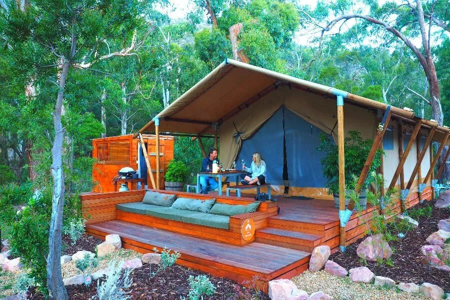 Glamping vs cabins: why guests want canvas, not another portable building