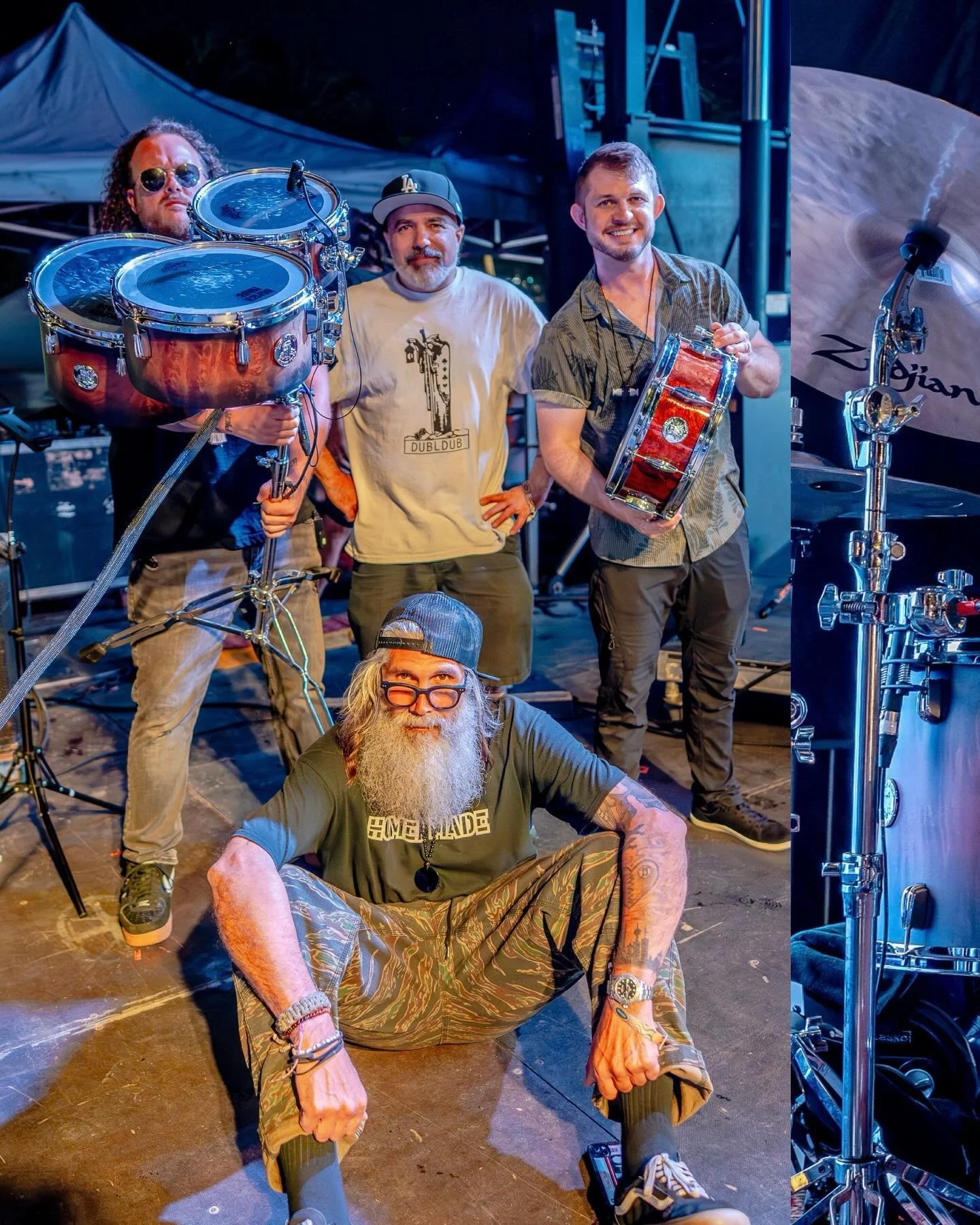 What an honor to have our drums on stage with @thehipabduction at @reggaeriseup_florida 🥁❤️&zwj;🔥

📸@mandisaysdance &amp; @chancetheshooter captured their show beautifully 

#reggaeriseup #thehipabduction #music #drums #musicfestival