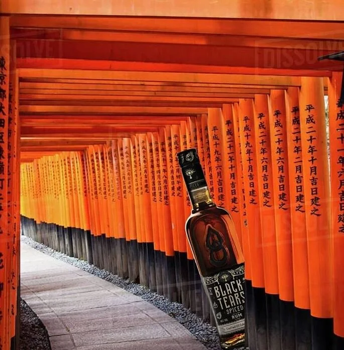 Black Tears Rum Launches with Three Arrows in Japan