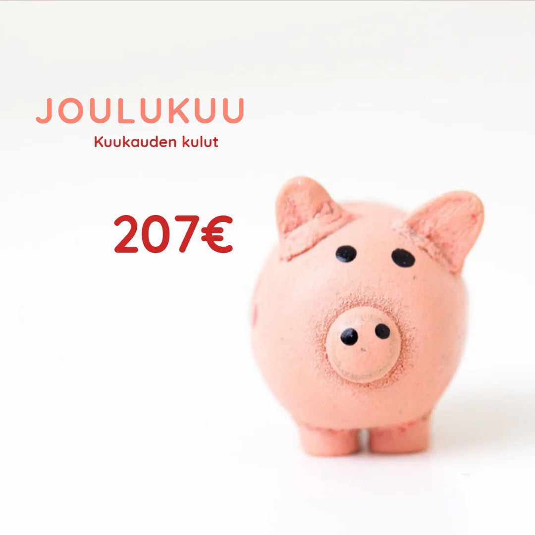 Joulukuun vaatemenot