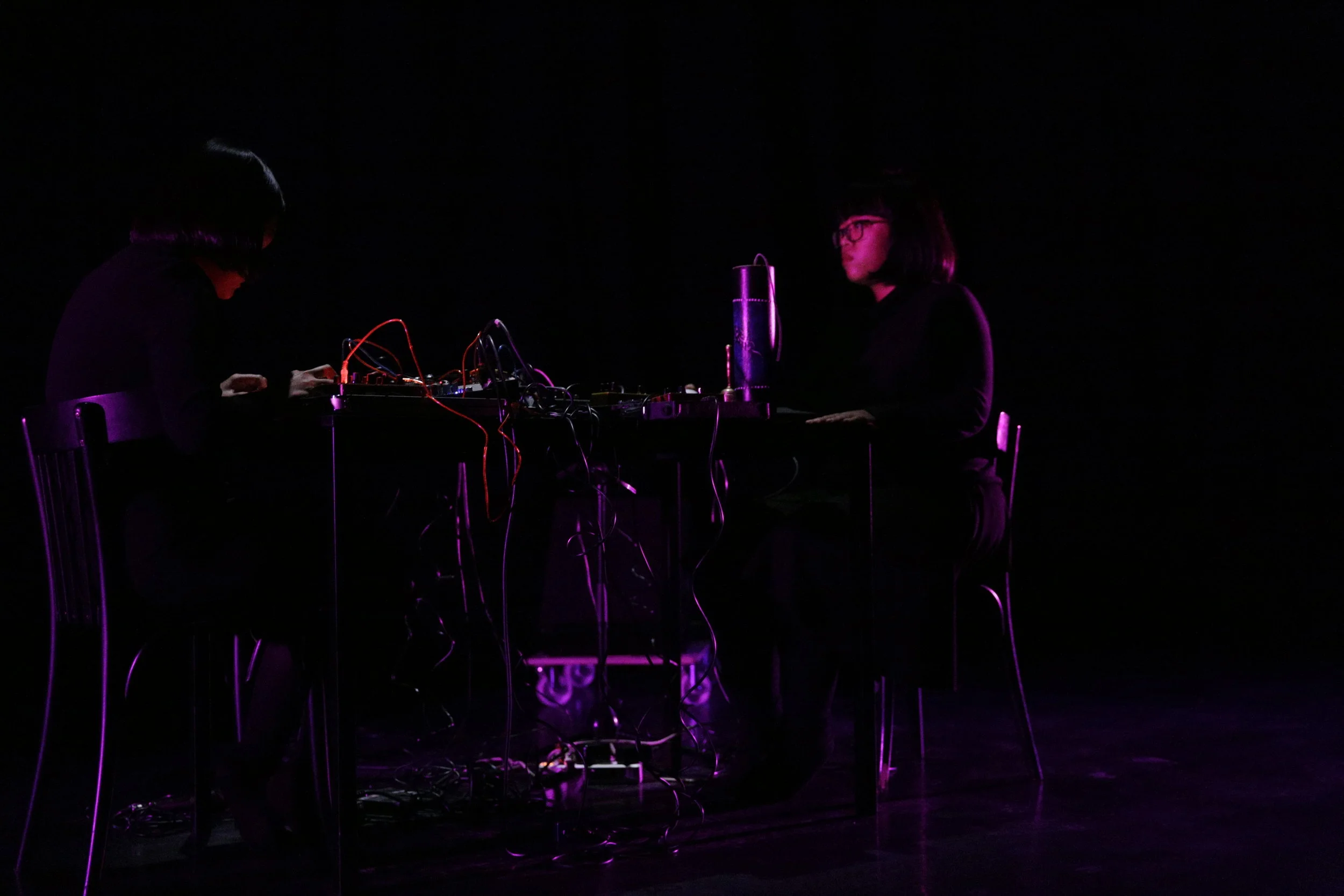 Sarana performs at the CTM Festival in Berlin. Photo courtesy of Stefanie Kulisch/ CTM 2019