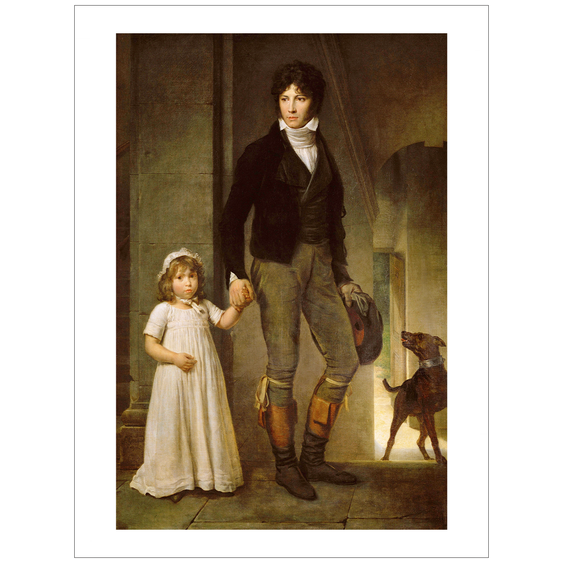 Gerard Jean-Baptiste - Isabey and his Daughter.png