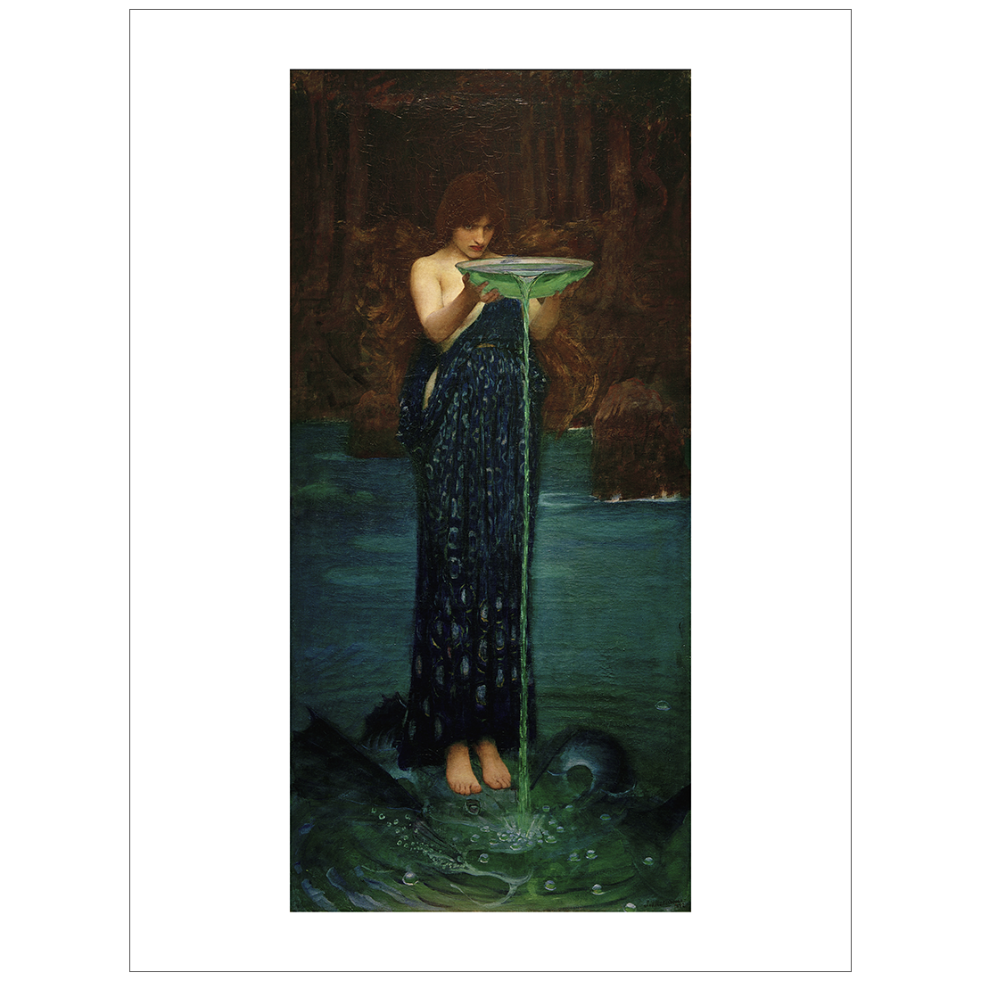 Waterhouse - Circe Poisoning the Sea