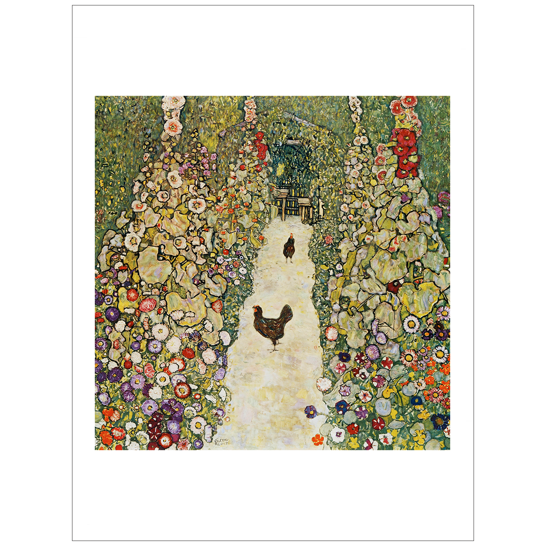 Klimt - Garden Path with Chickens.png